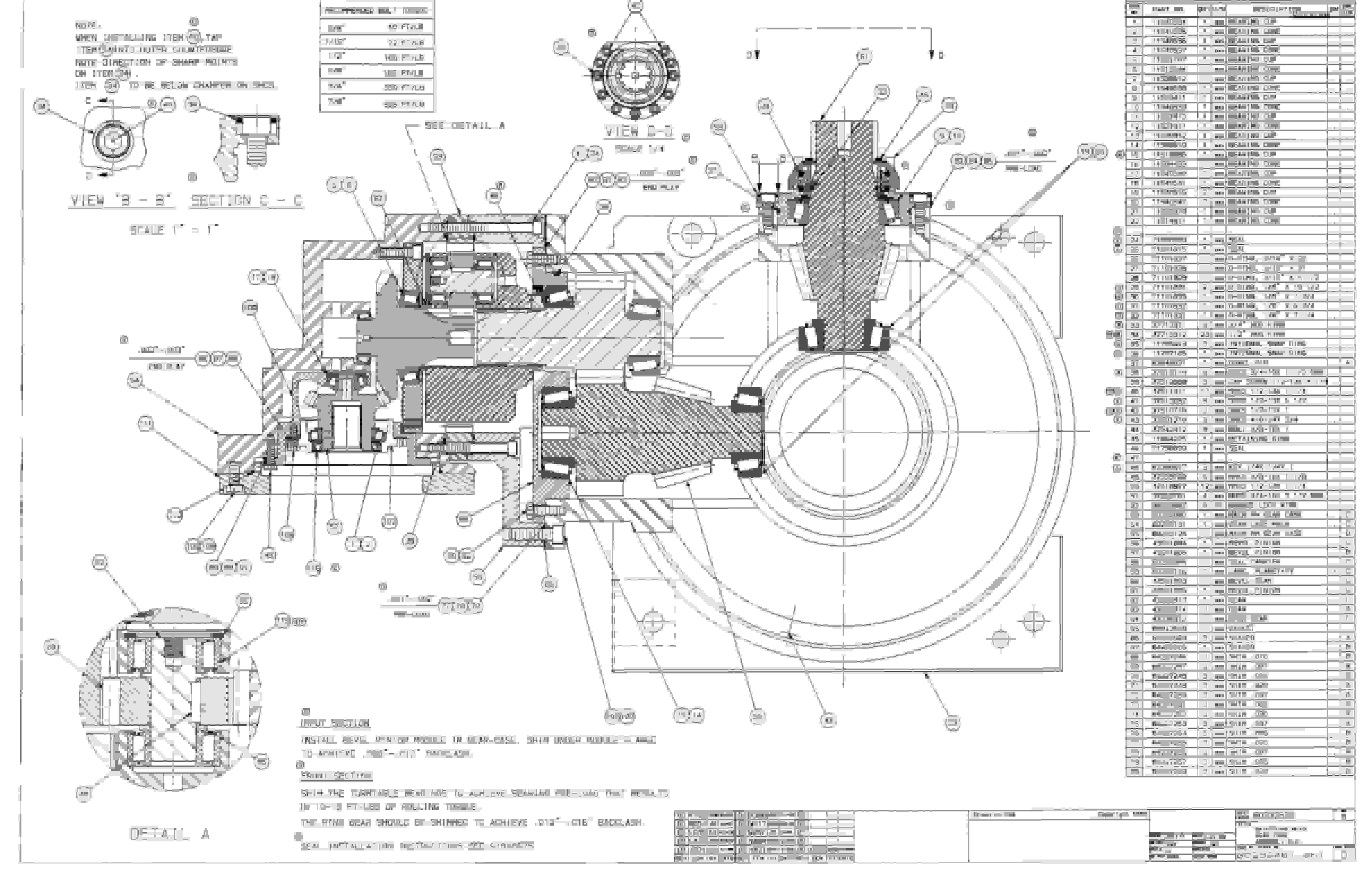 Bucyrus 25M2 Miner Parts Catalog BI000296-5