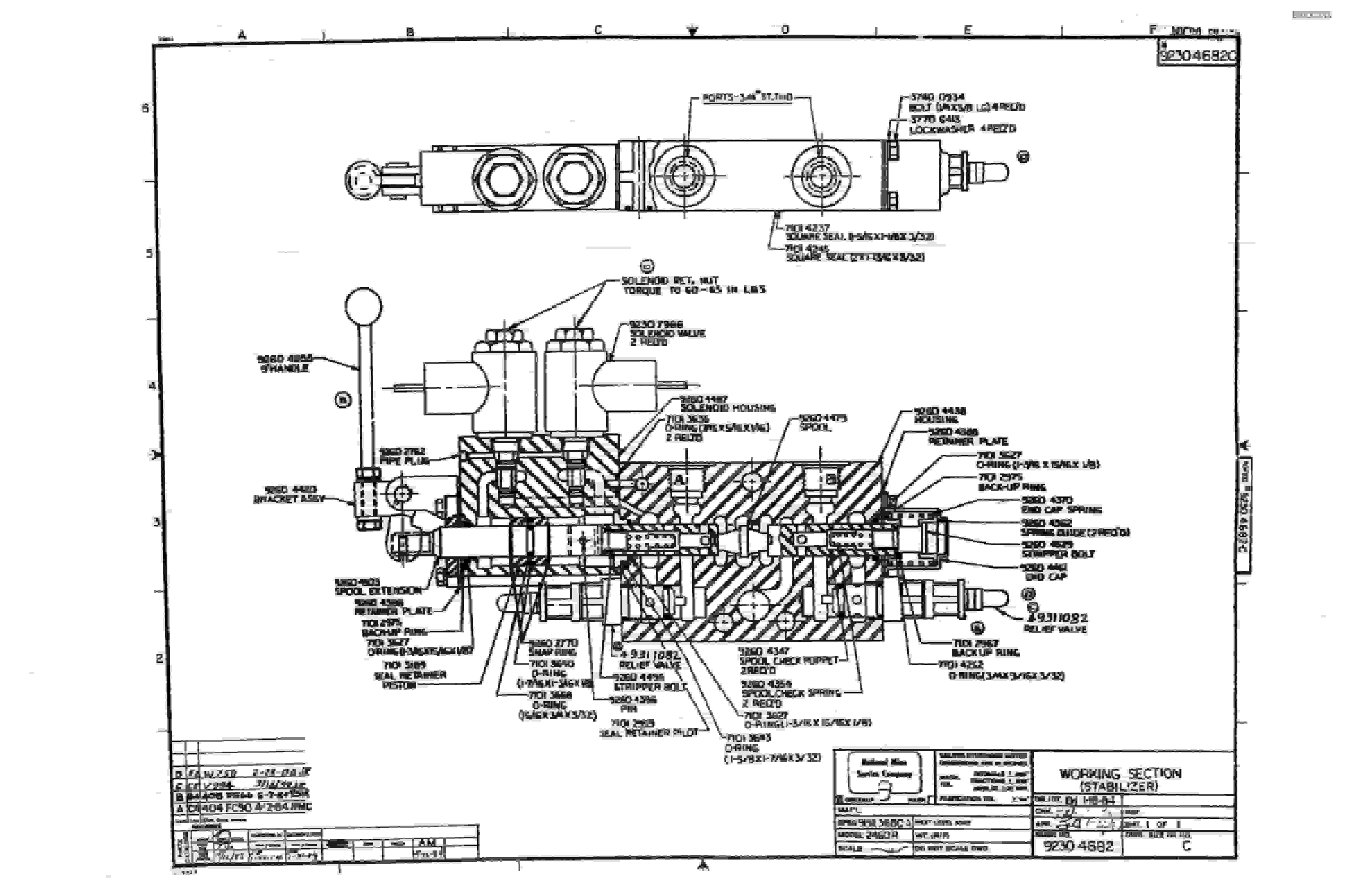 Bucyrus 25M2 Miner Parts Catalog BI000333-2