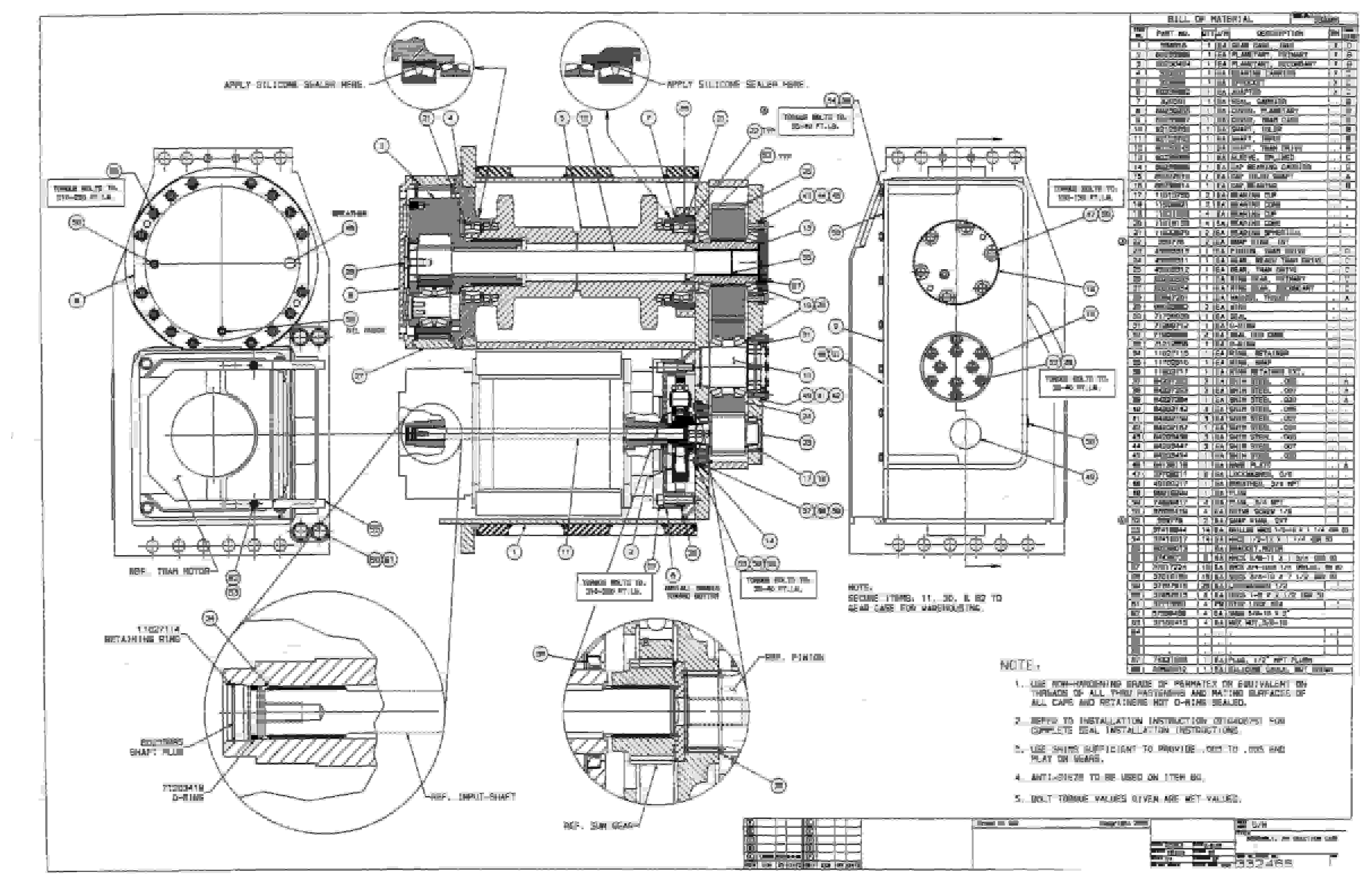 Bucyrus 25M2 Miner Parts Catalog BI000333-3