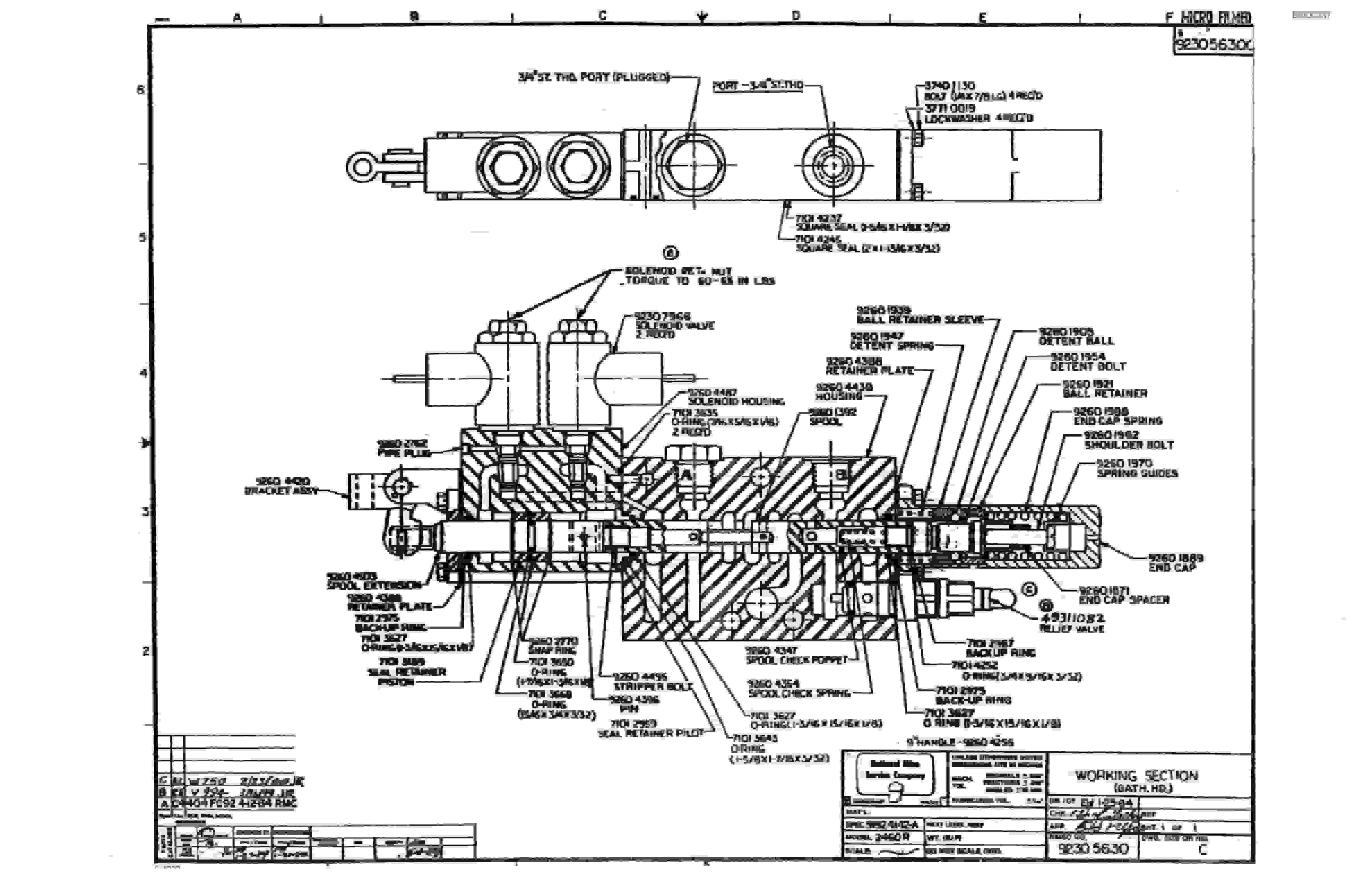 Bucyrus 25M2 Miner Parts Catalog BI000337-2