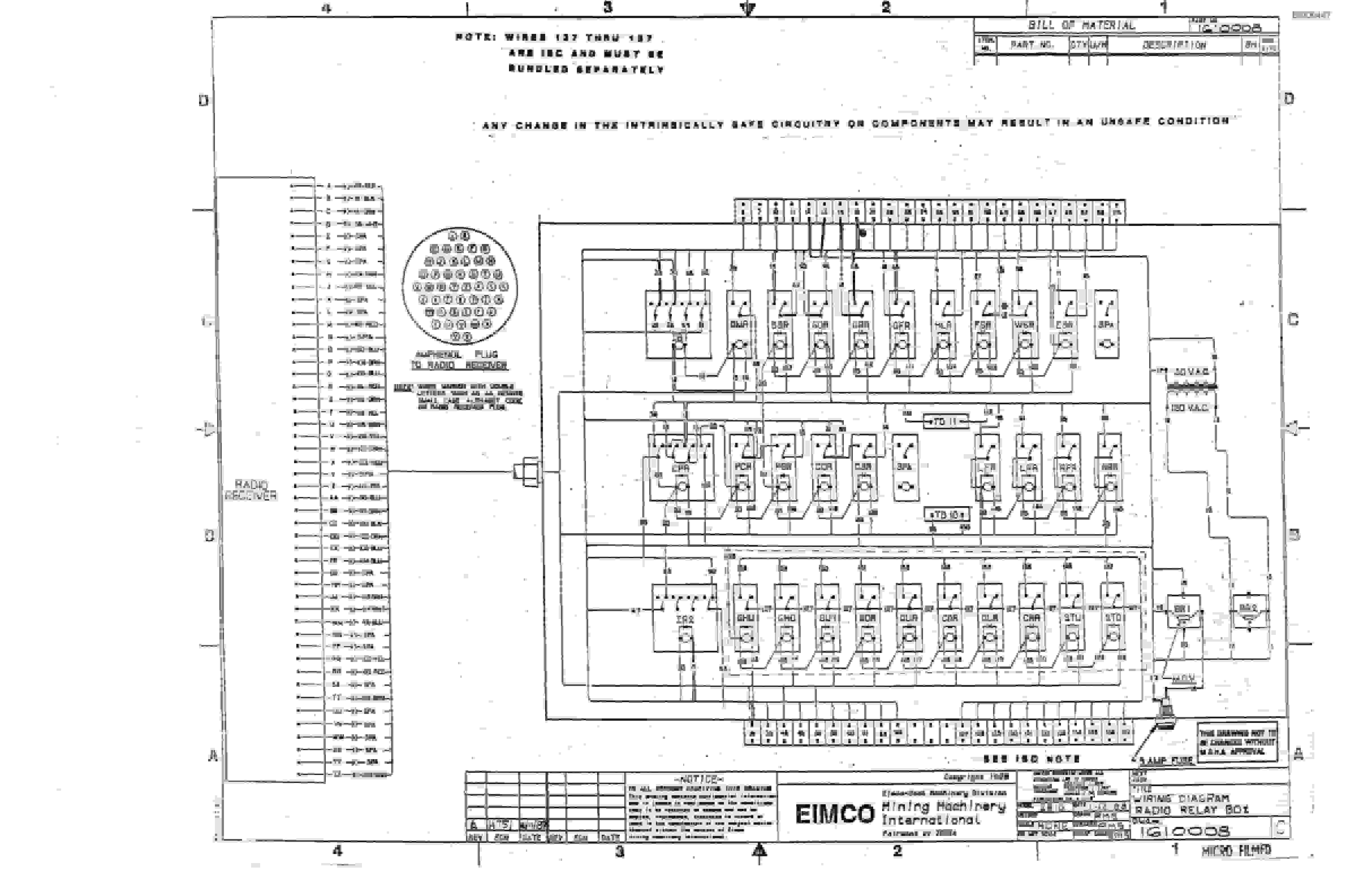 Bucyrus 2810-1 Drum Miner Parts Catalog BI000447-4