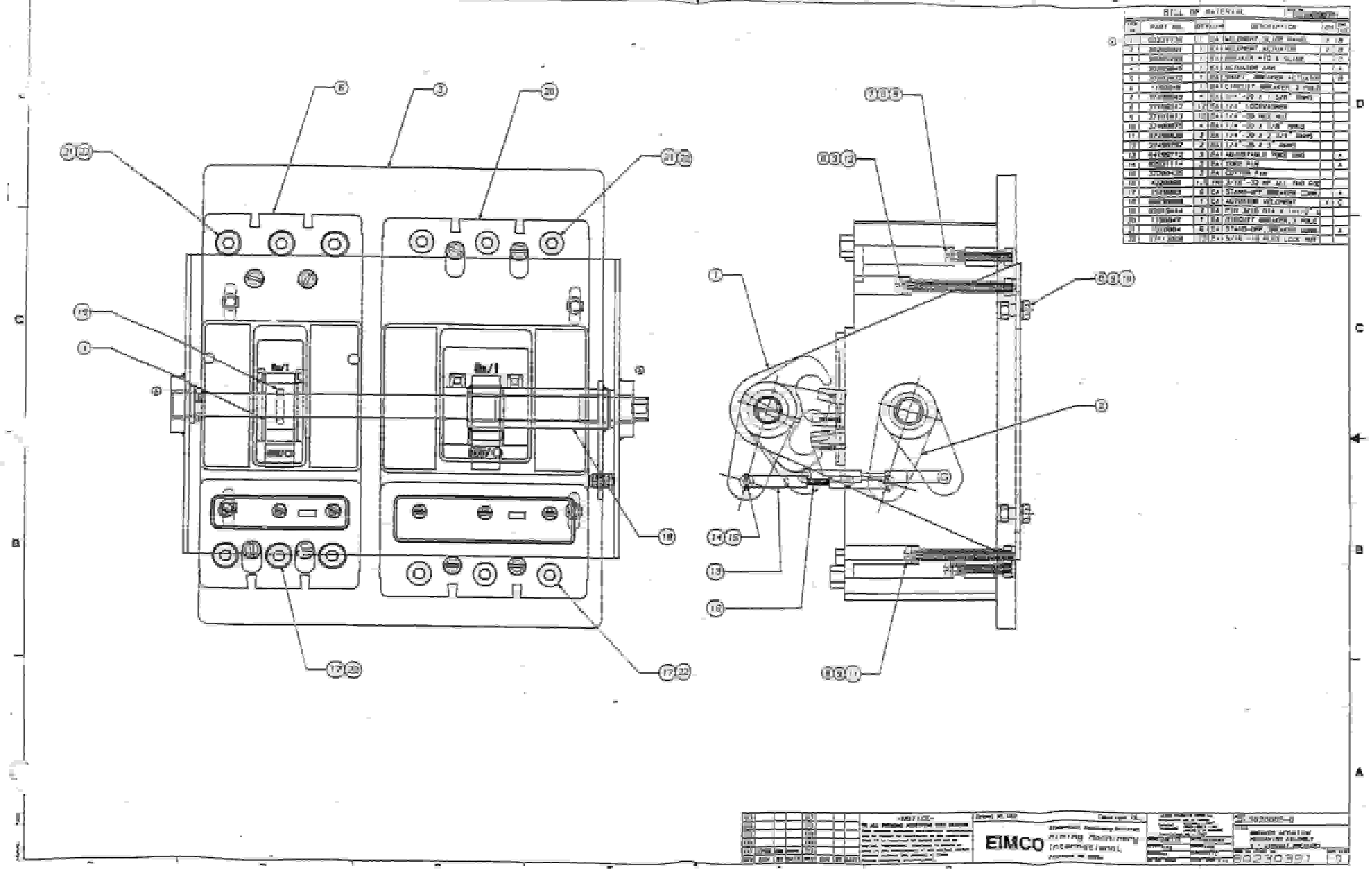 Bucyrus 2810-1 Drum Miner Parts Catalog BI000457-3