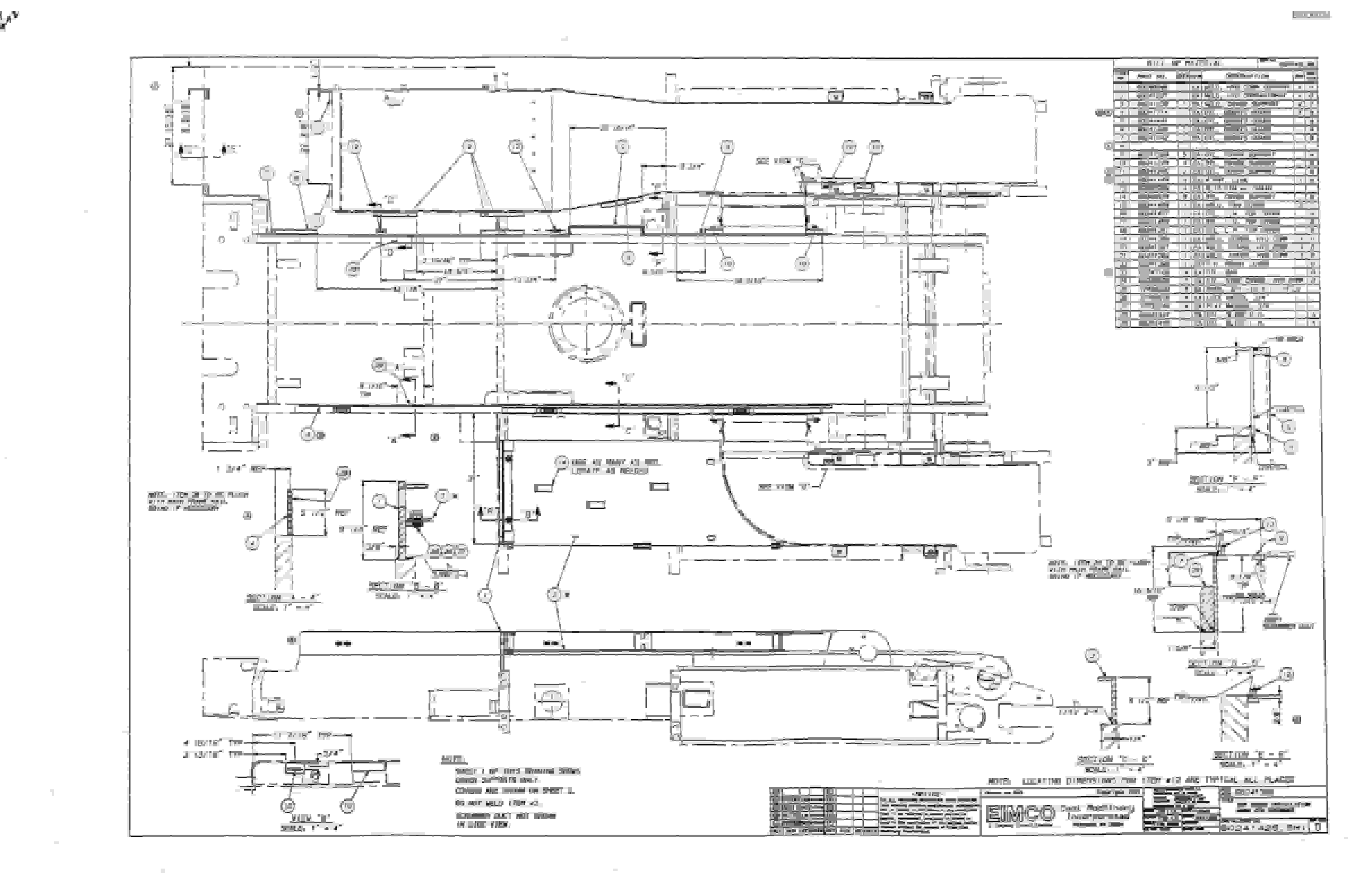 Bucyrus 2810-1 Miner Parts Catalog BI000024 70880098-3