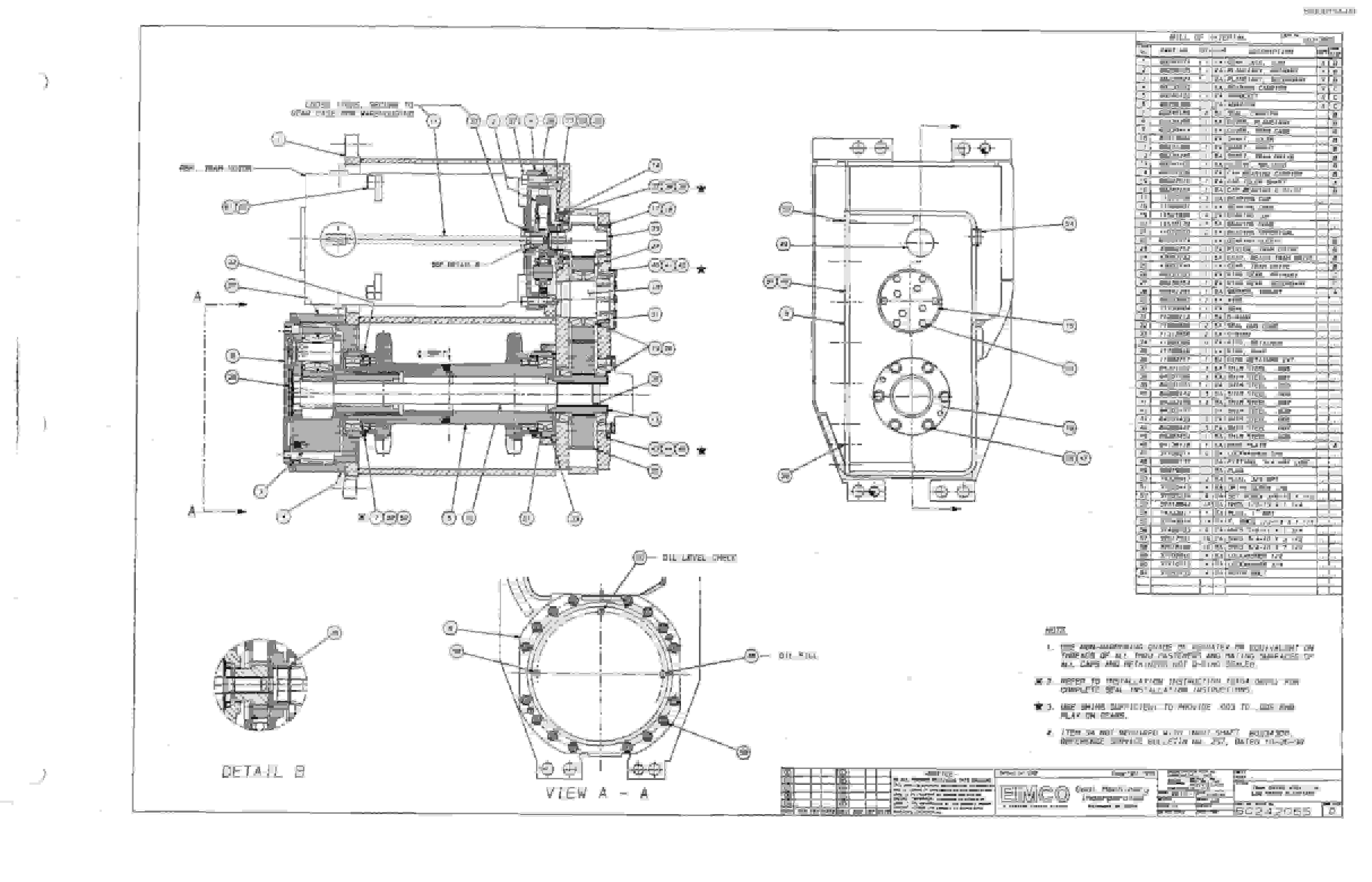 Bucyrus 2810-1 Miner Parts Catalog BI000114-4