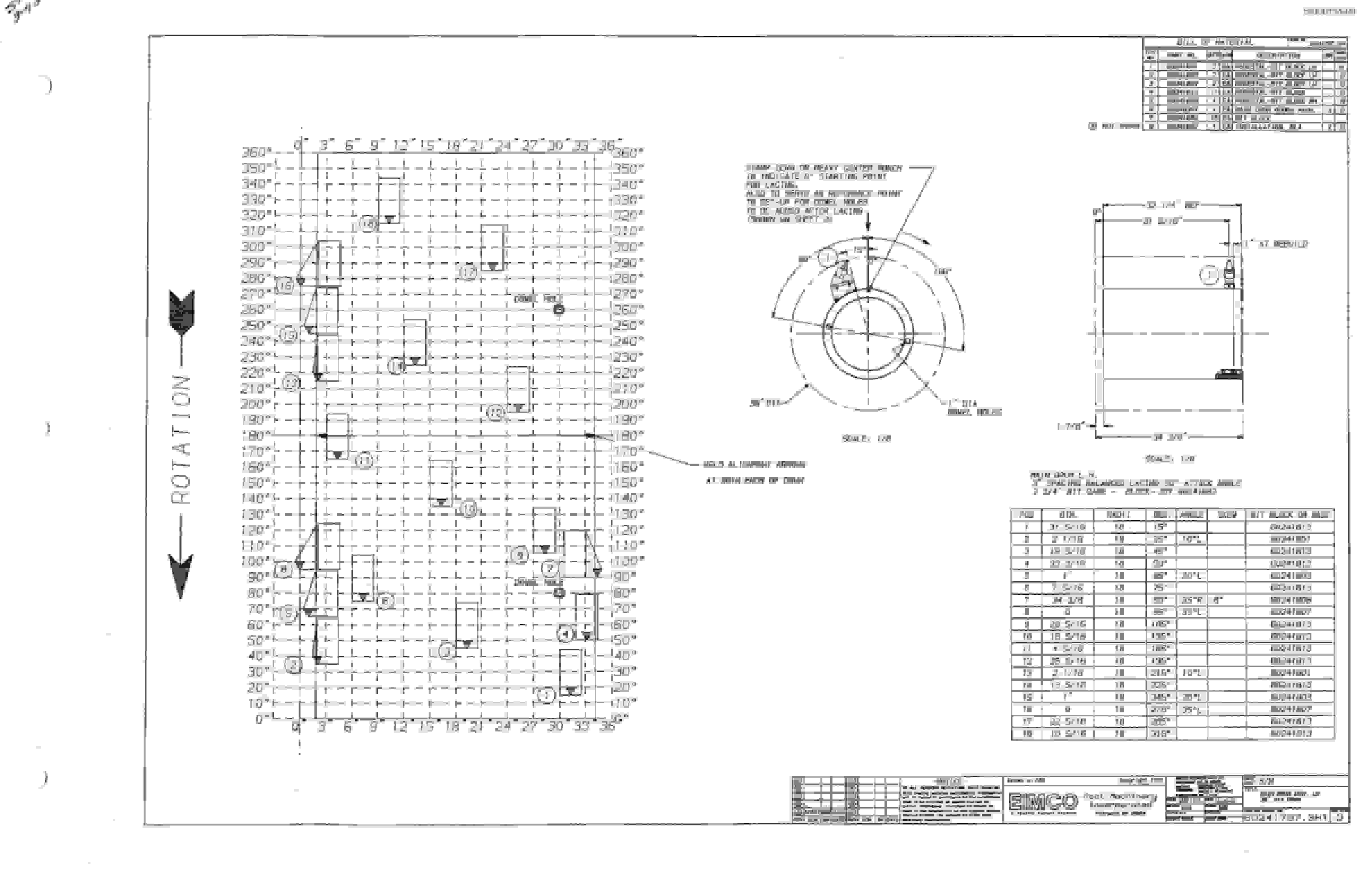 Bucyrus 2810-1 Miner Parts Catalog BI000114-5