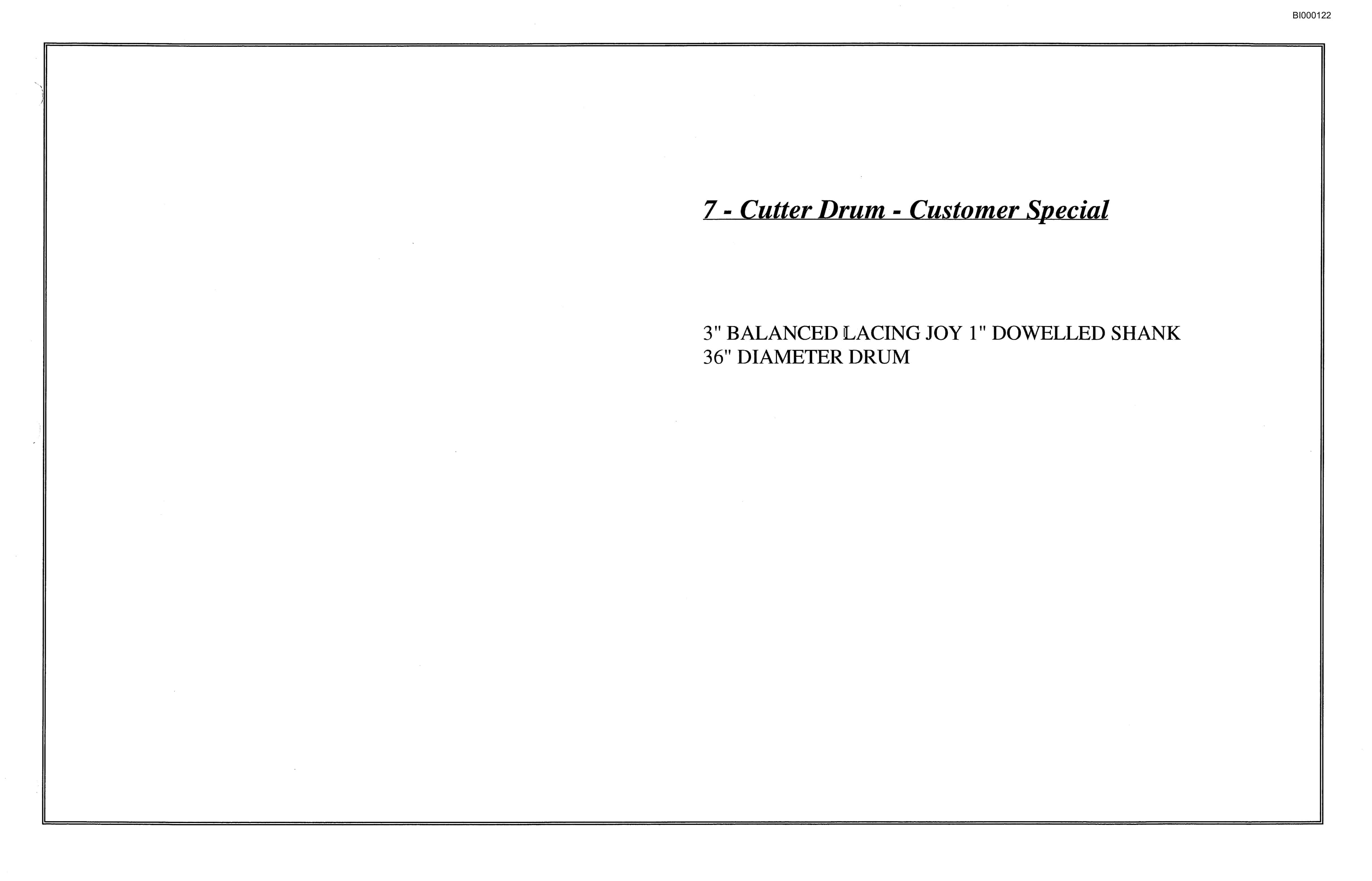 Bucyrus 2810-1 Miner Parts Catalog BI000122-4