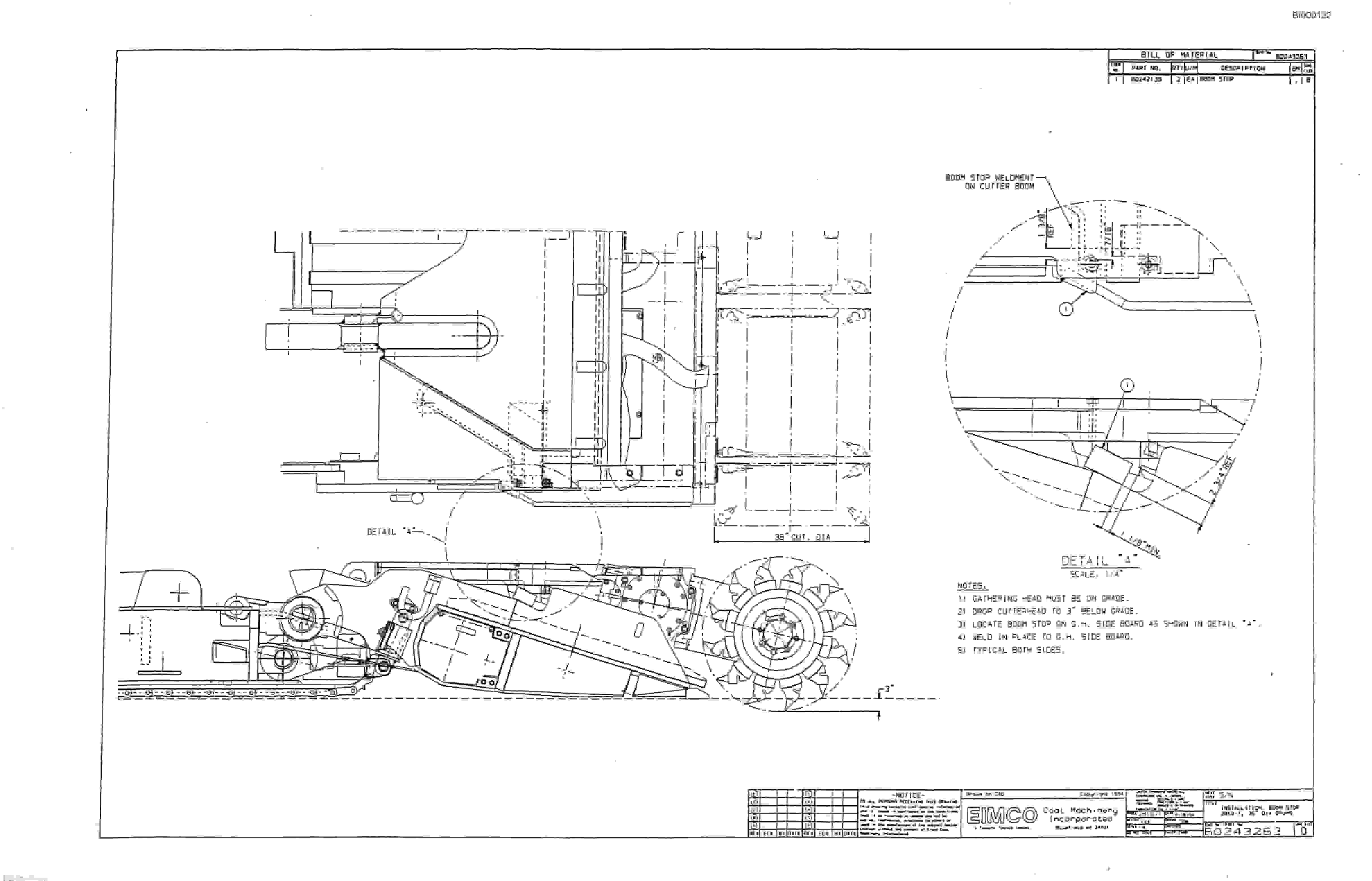 Bucyrus 2810-1 Miner Parts Catalog BI000122-5