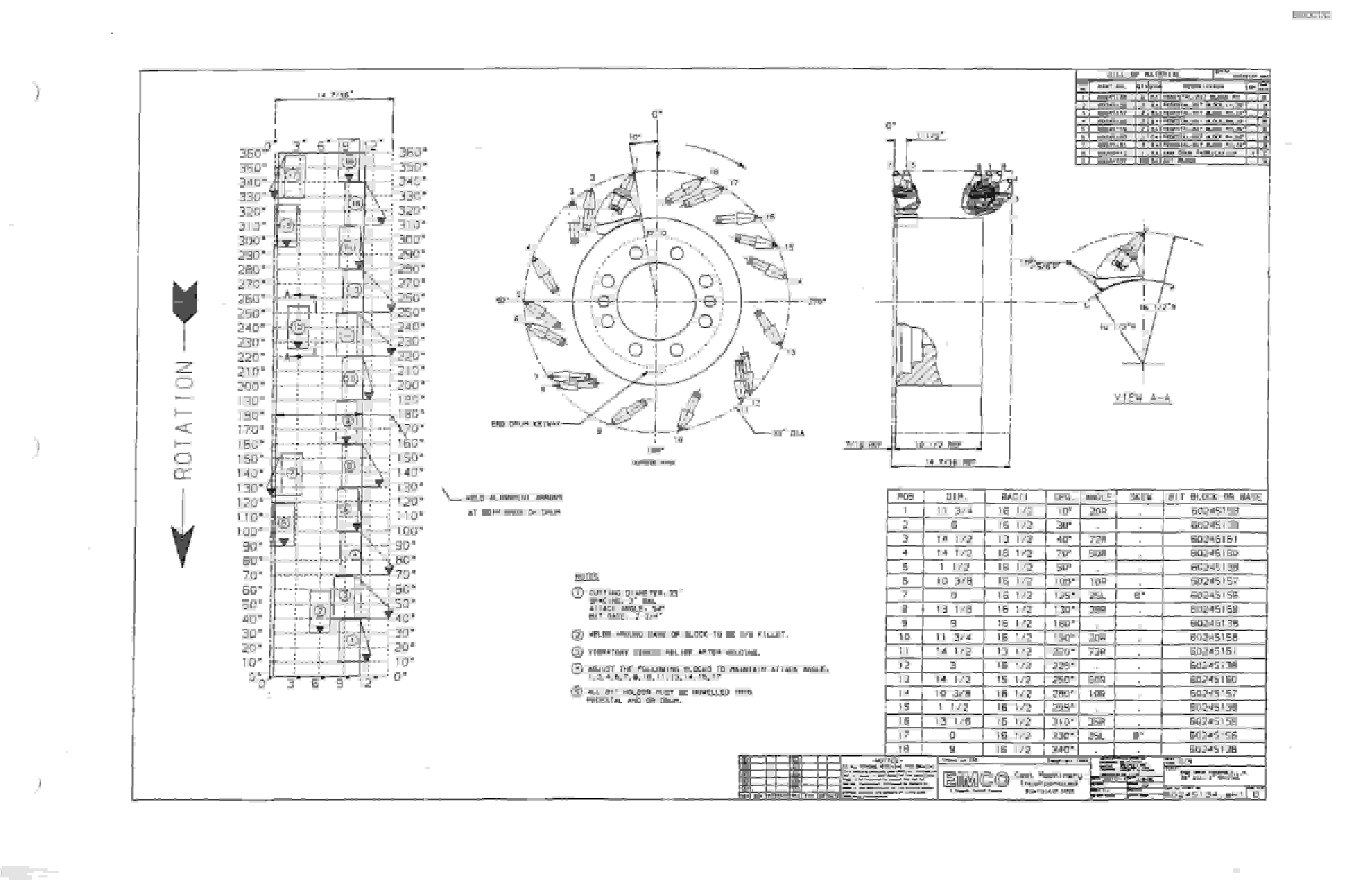 Bucyrus 2810-1 Miner Parts Catalog BI000132-4