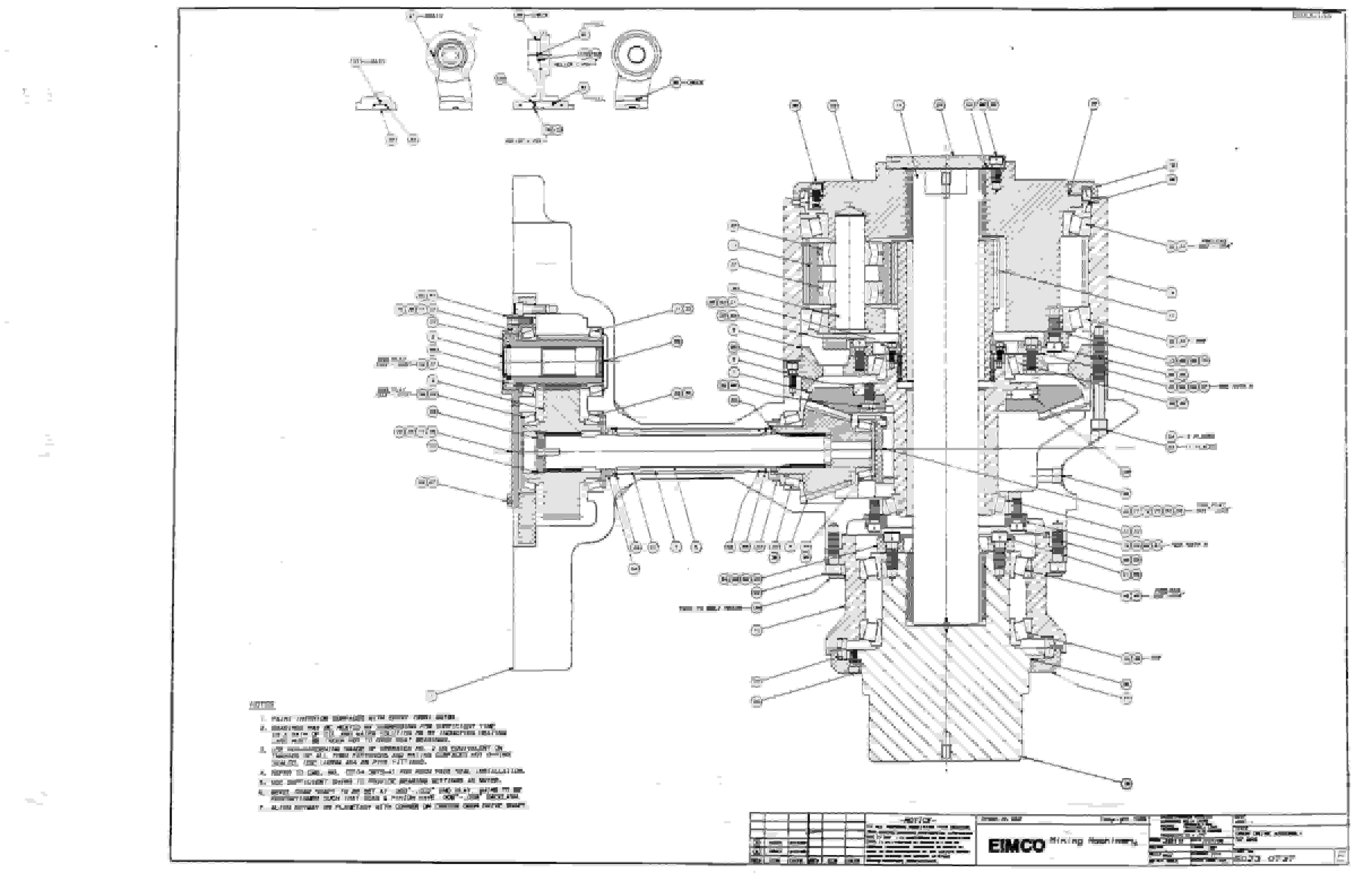Bucyrus 2810-1 Miner Parts Catalog BI000133-4