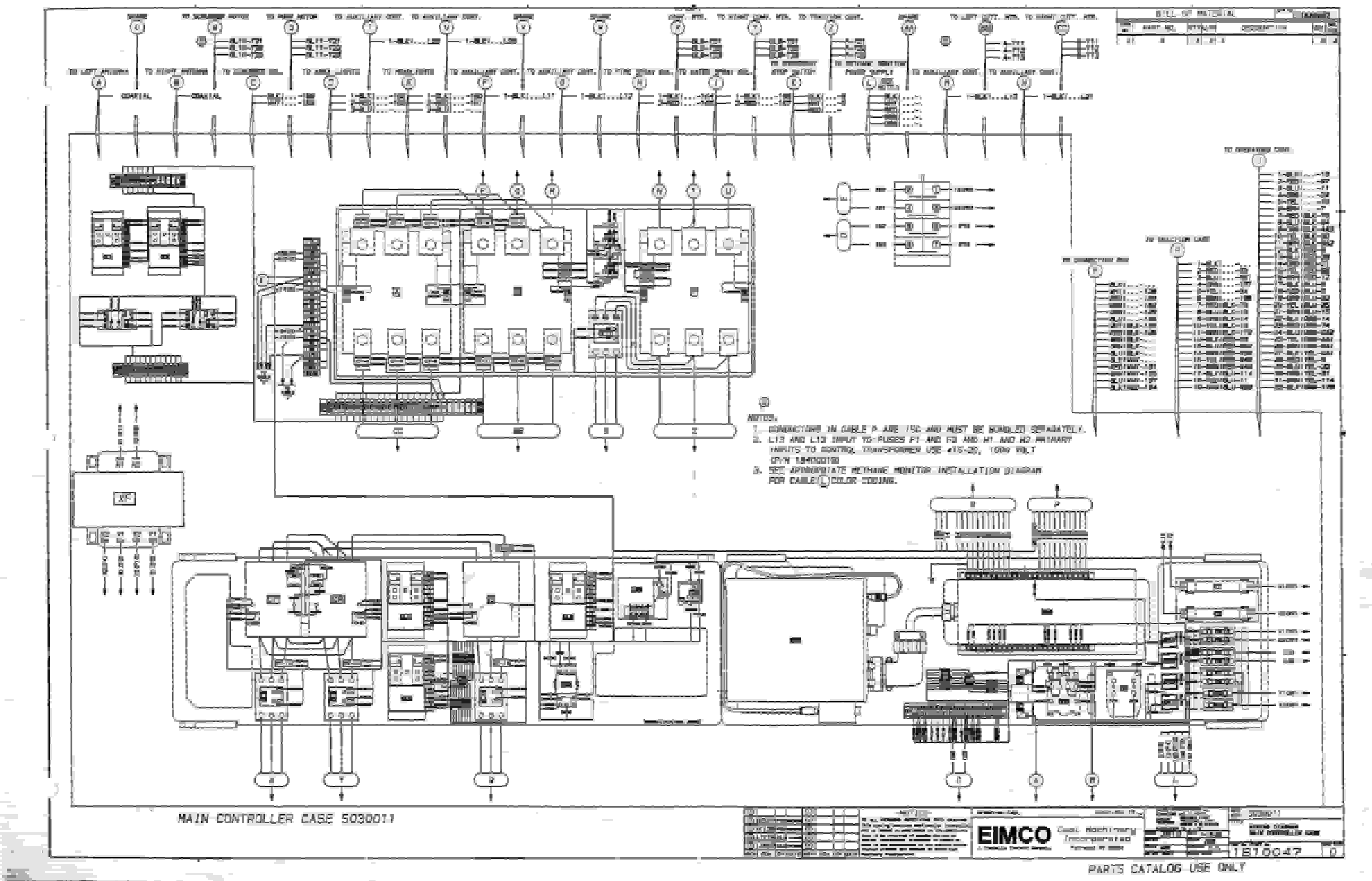 Bucyrus 2810-1 Miner Parts Catalog BI000152-3