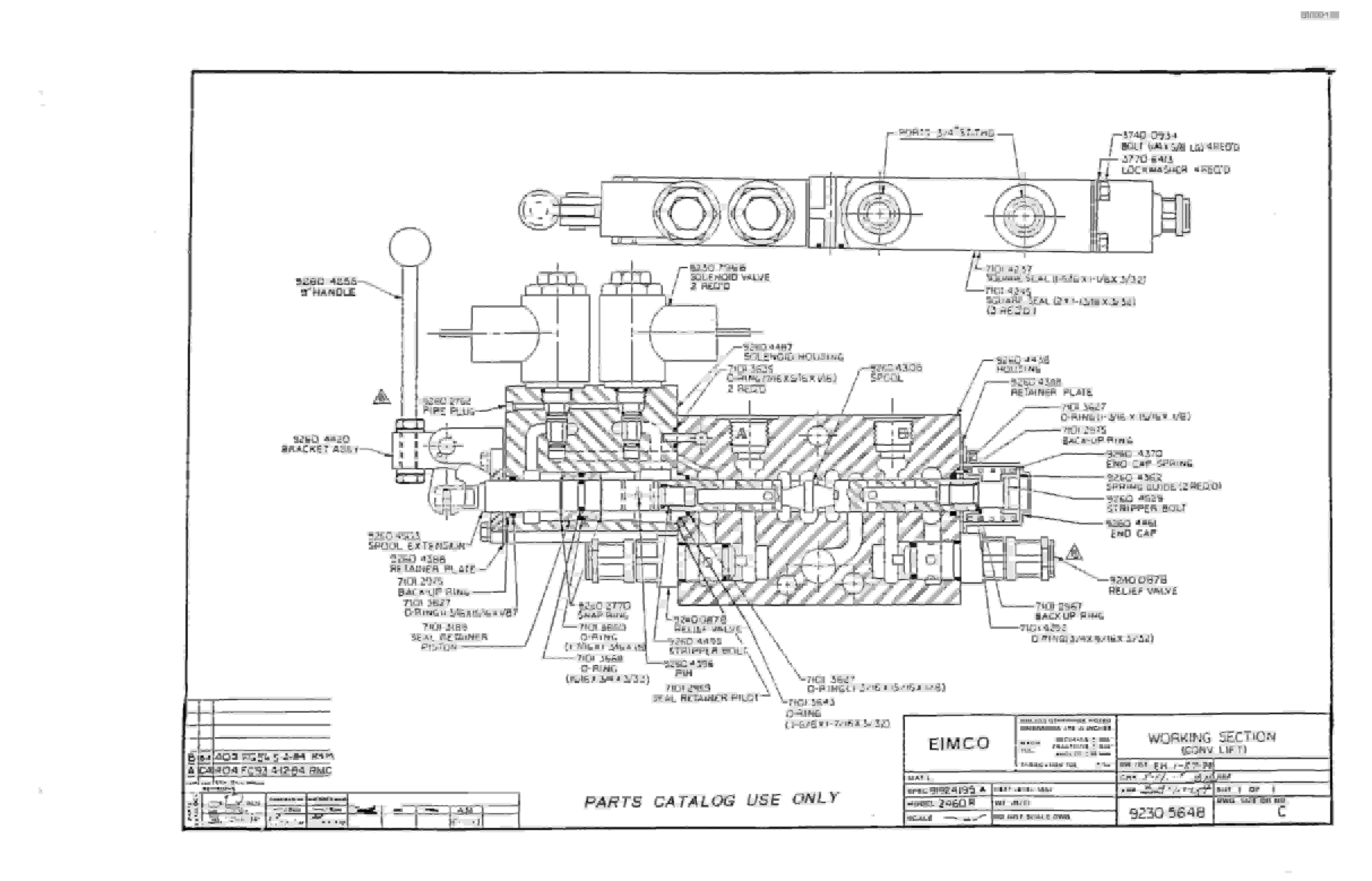 Bucyrus 2810-1 Miner Parts Catalog BI000156-2