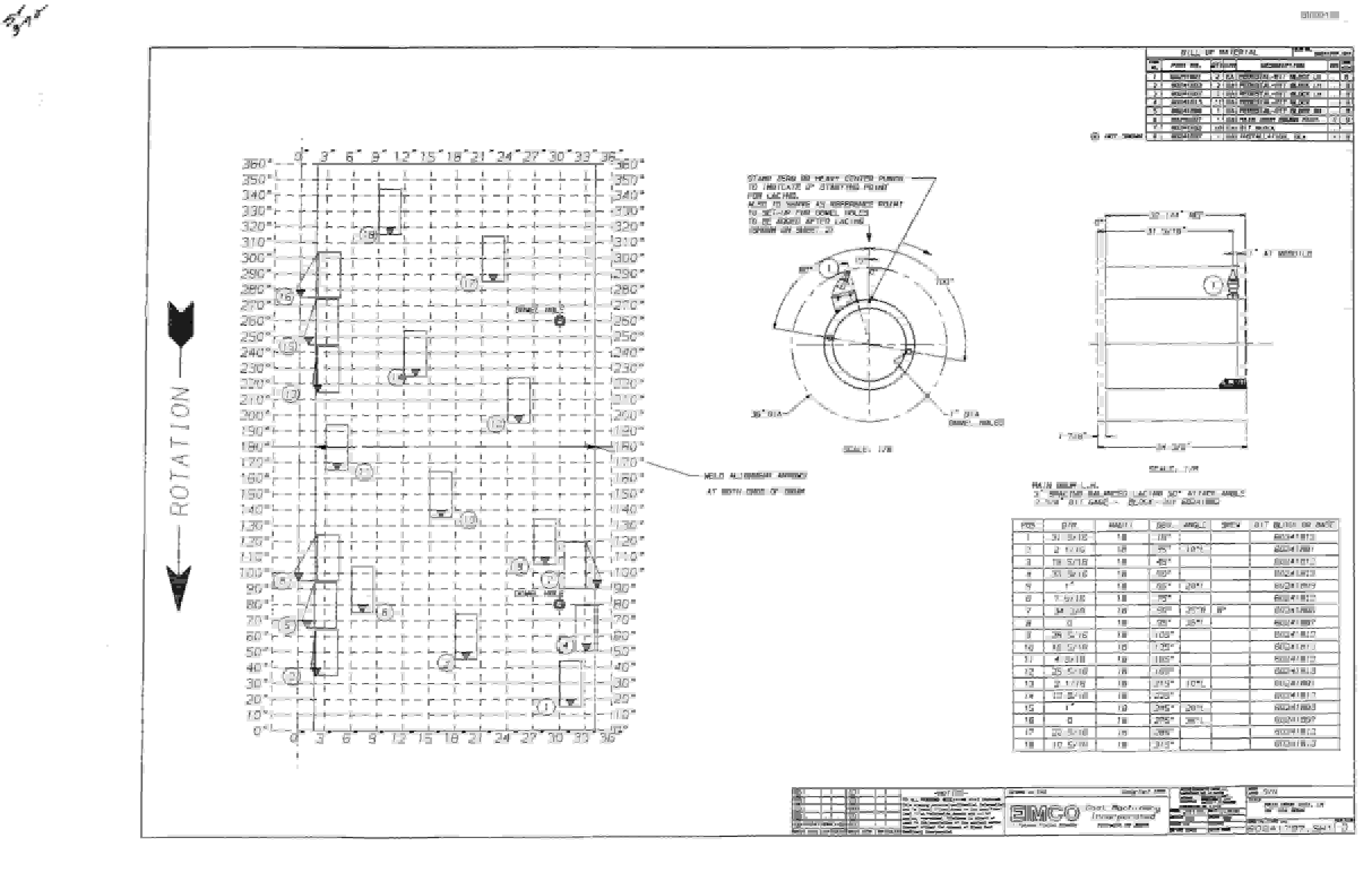 Bucyrus 2810-1 Miner Parts Catalog BI000156-4
