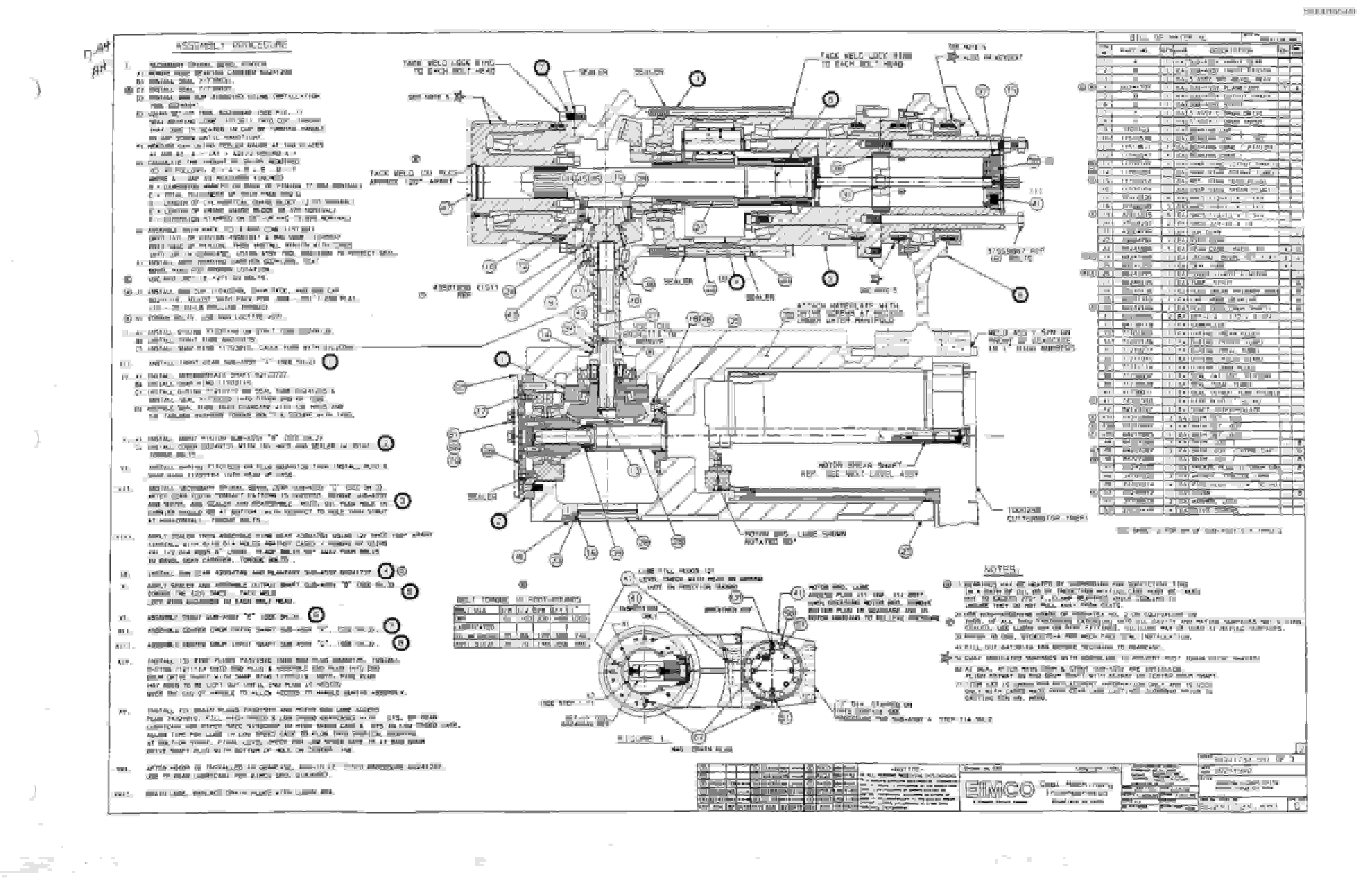 Bucyrus 2810-1 Miner Parts Catalog BI000166-5