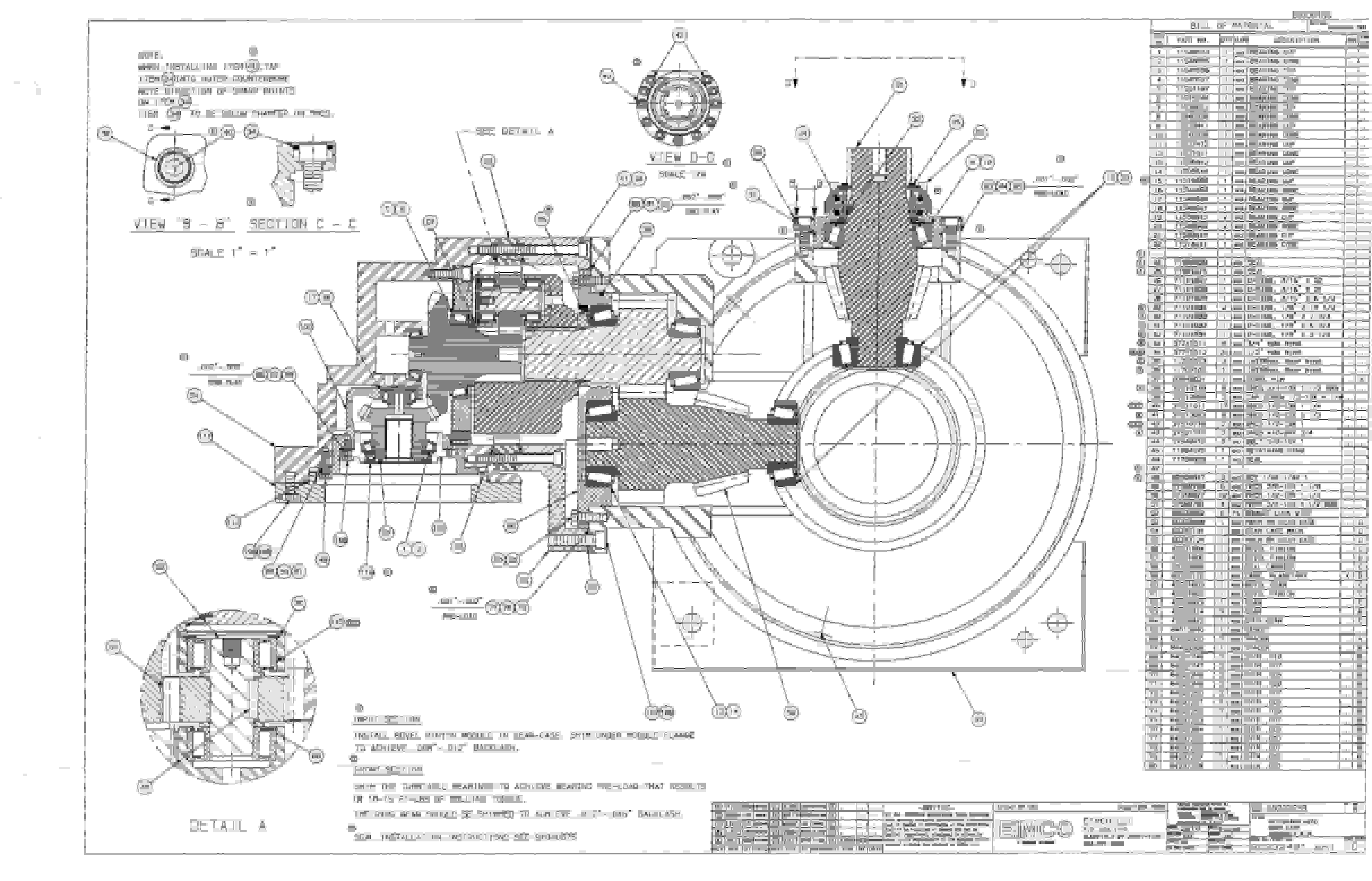 Bucyrus 2810-1 Miner Parts Catalog BI000186-5