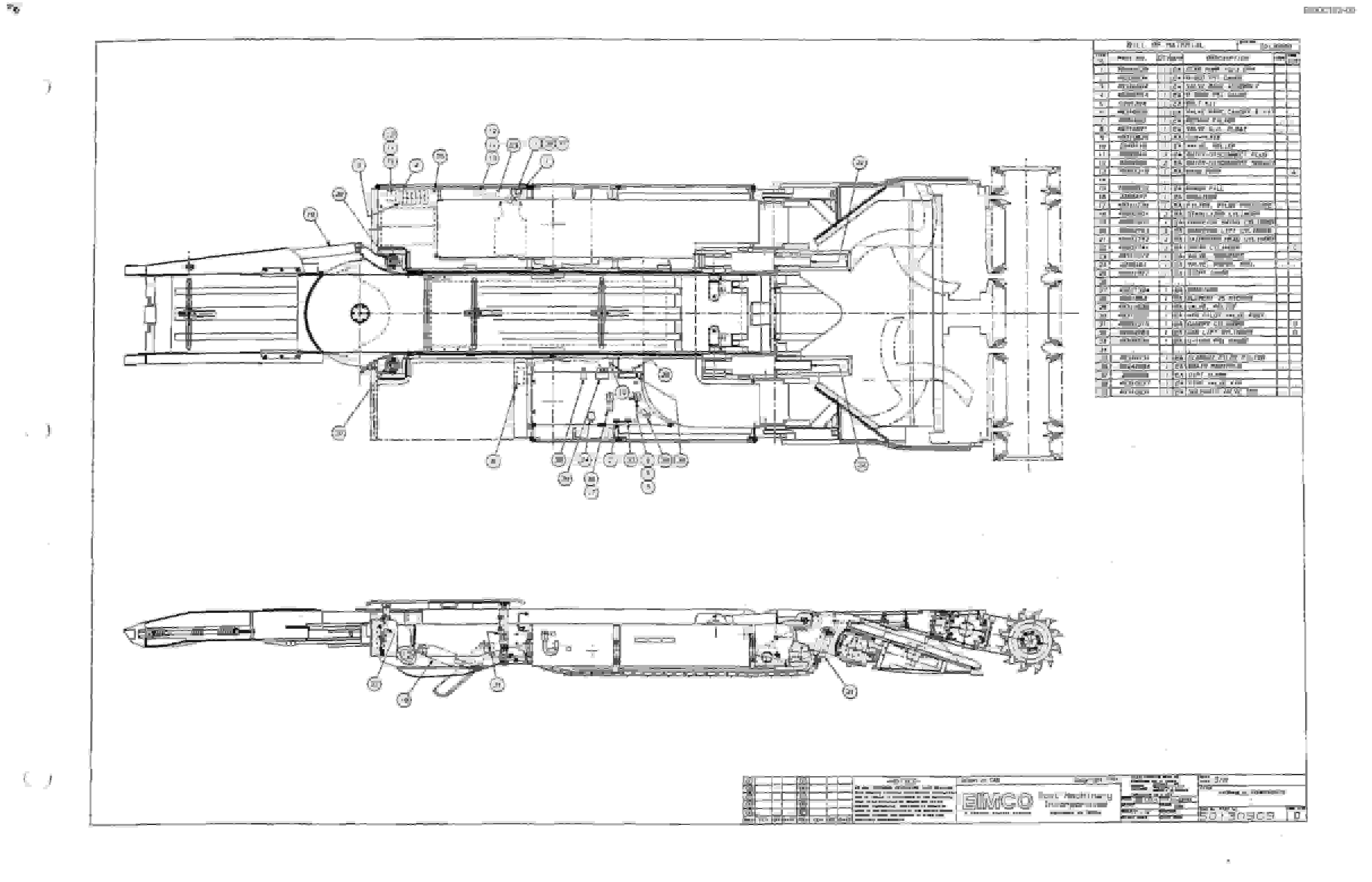 Bucyrus 2810-1 Miner Parts Catalog BI000193-2