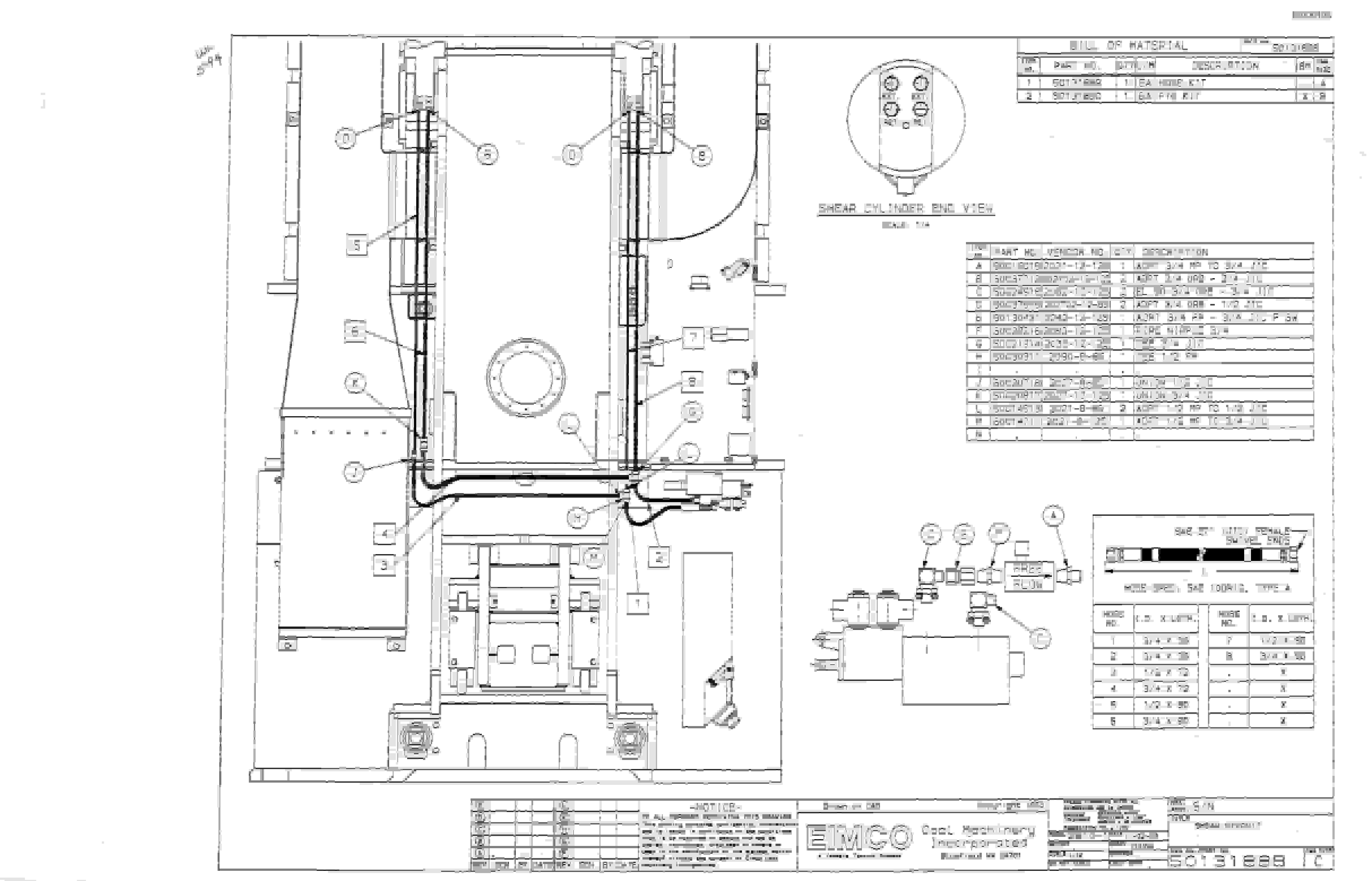 Bucyrus 2810-1 Miner Parts Catalog BI000196-2
