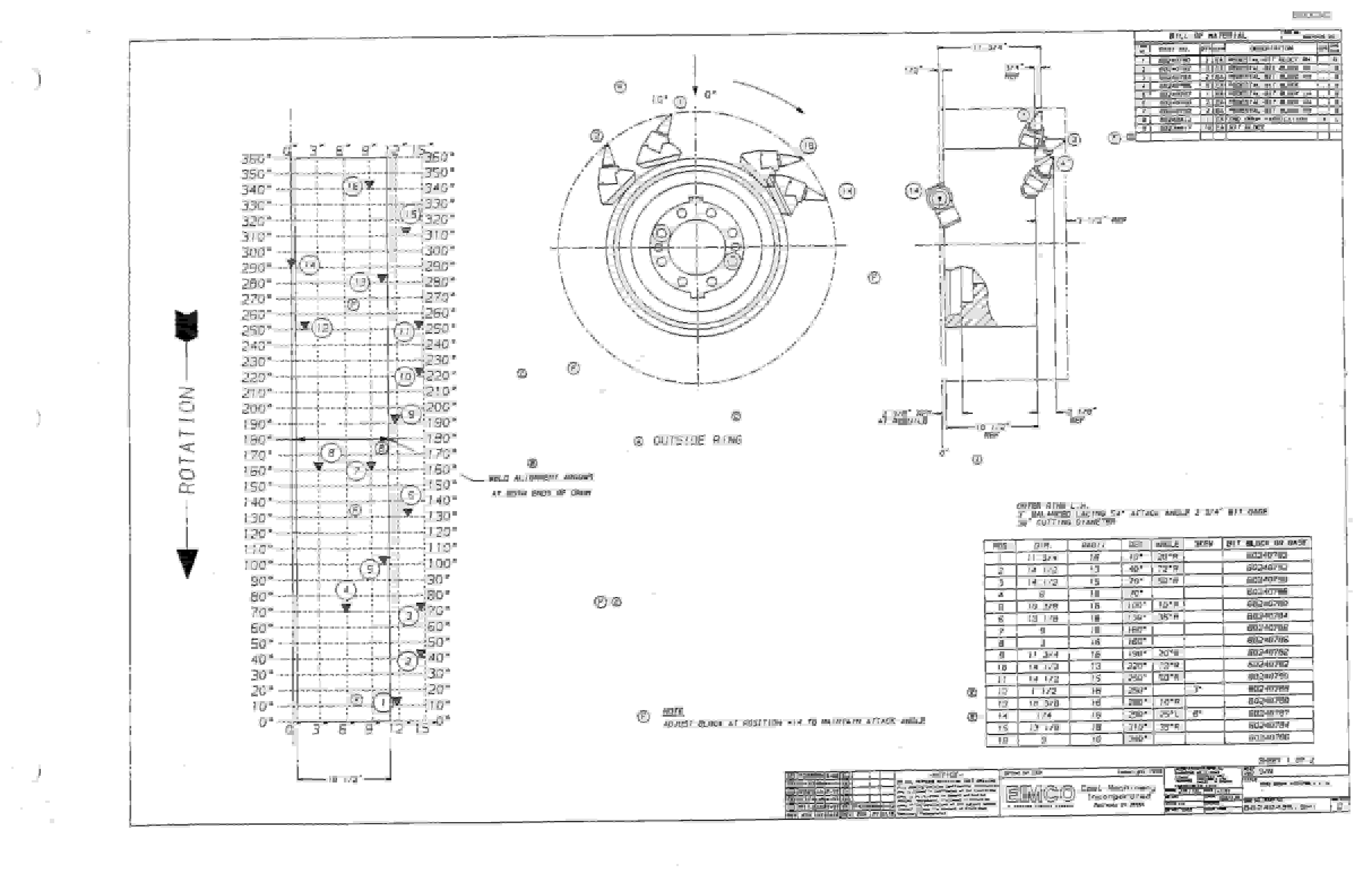 Bucyrus 2810-1 Miner Parts Catalog BI000242-4