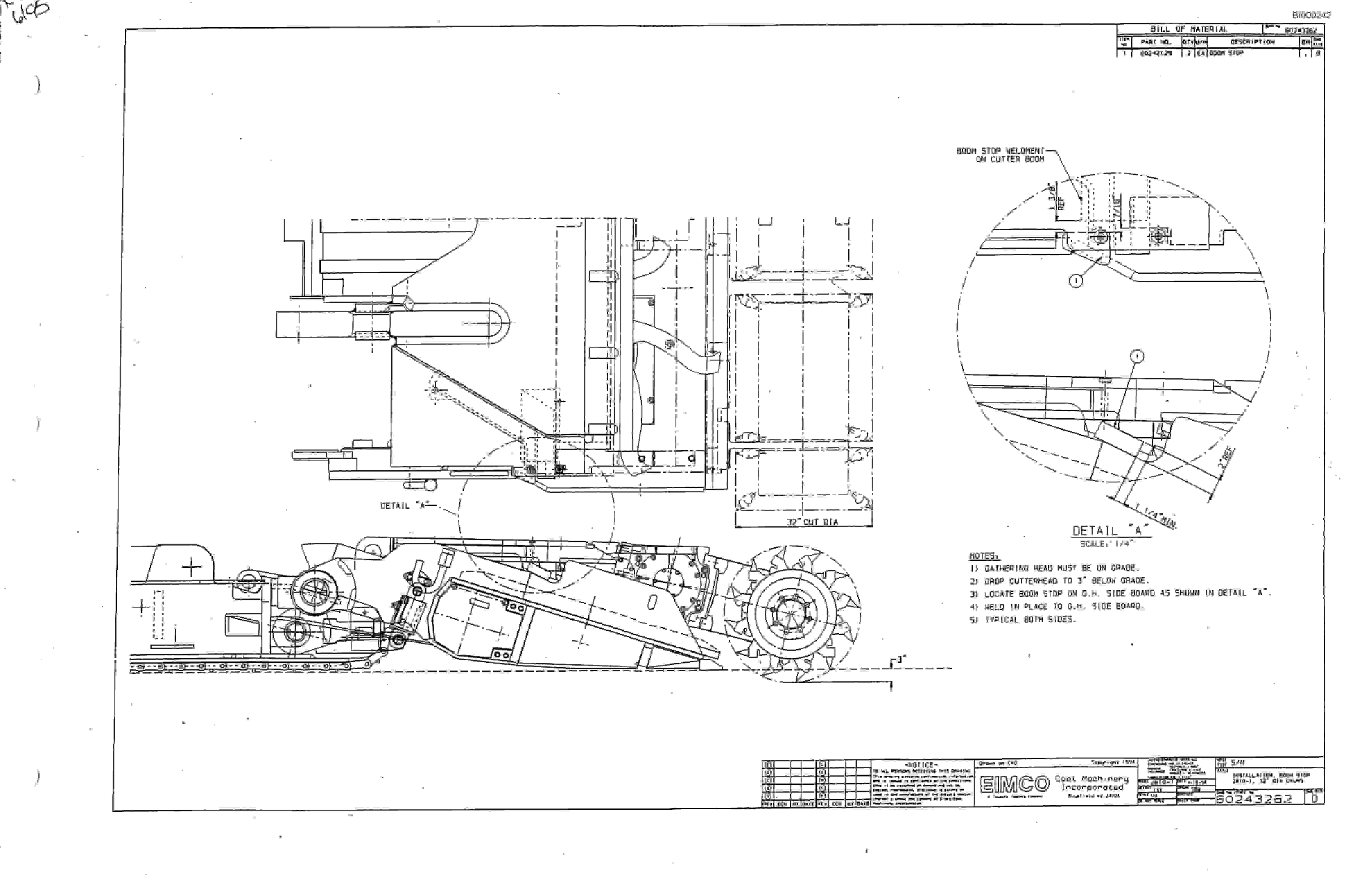 Bucyrus 2810-1 Miner Parts Catalog BI000242-5