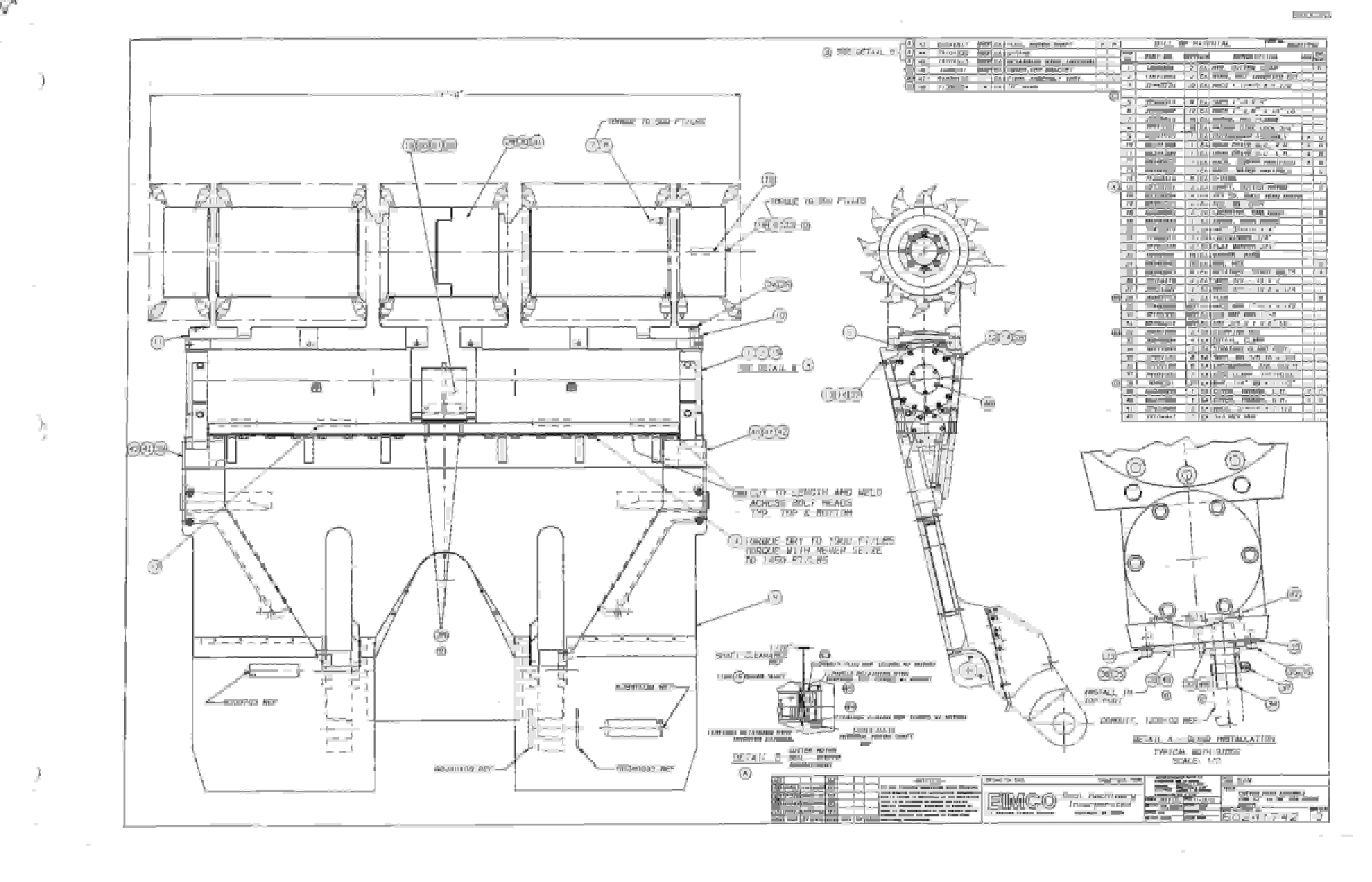 Bucyrus 2810-1 Miner Parts Catalog BI000253-5
