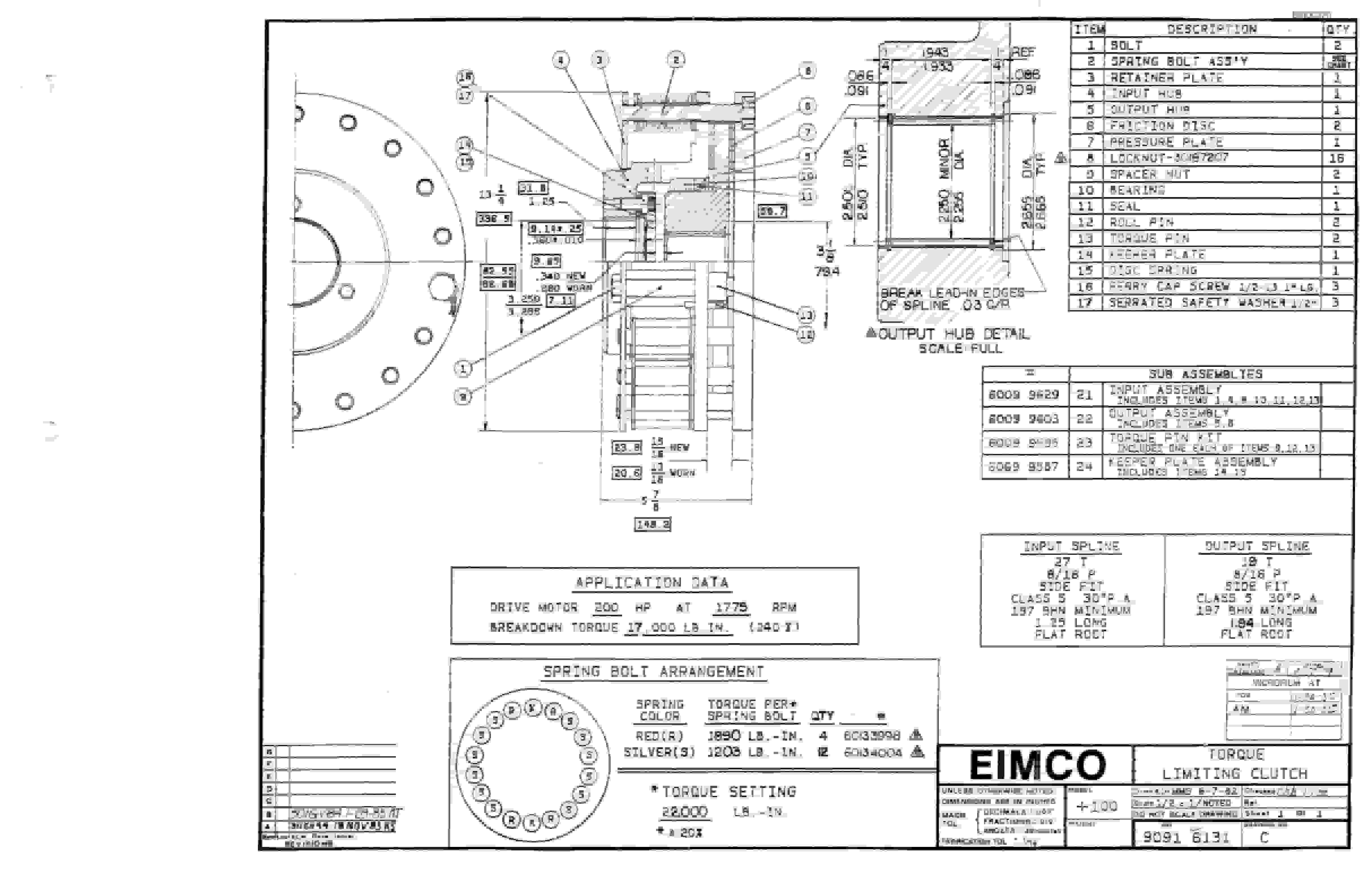 Bucyrus 2810-1 Miner Parts Catalog BI000370-4
