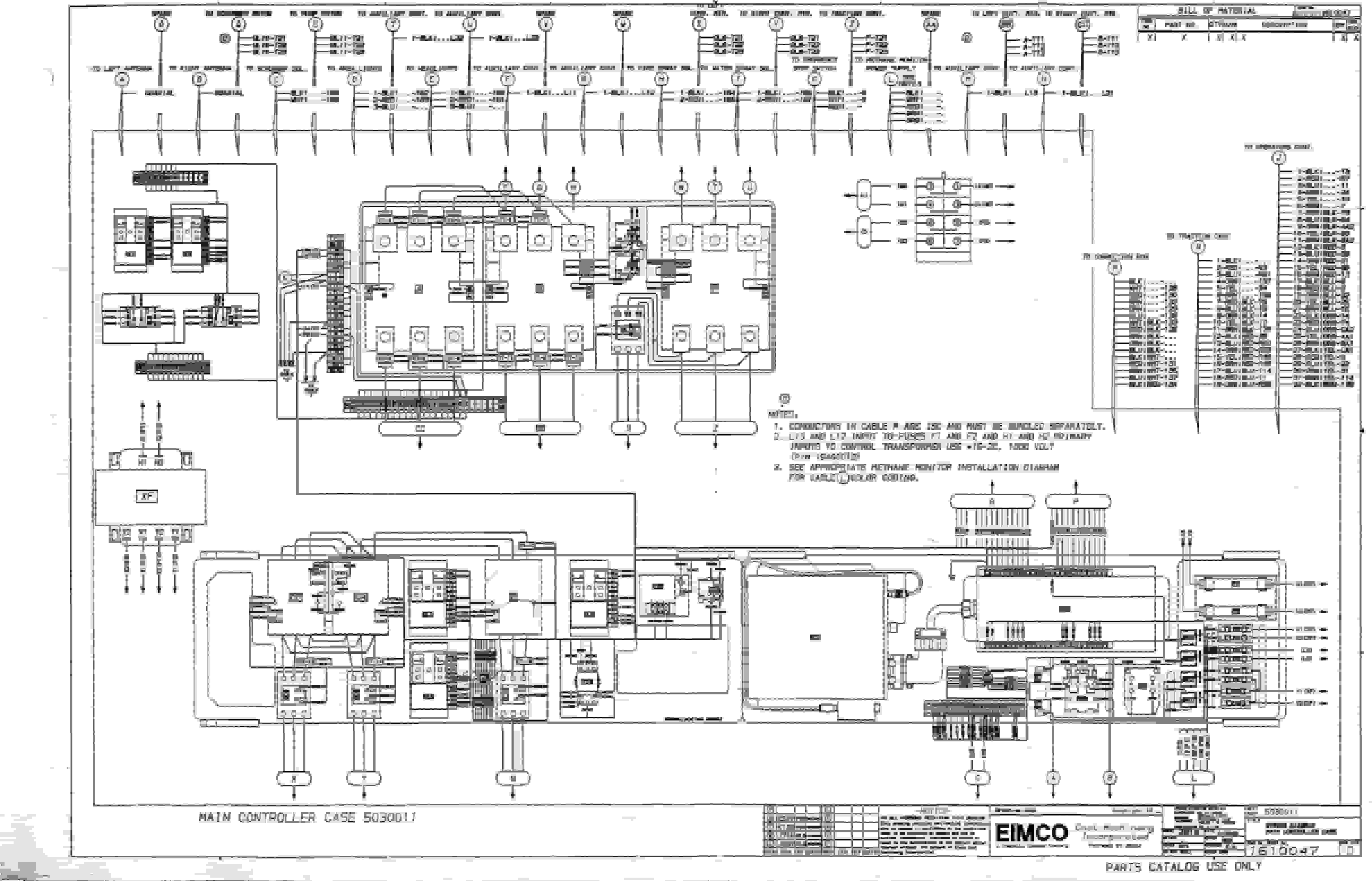 Bucyrus 2810-1 Miner Parts Catalog BI000371-4