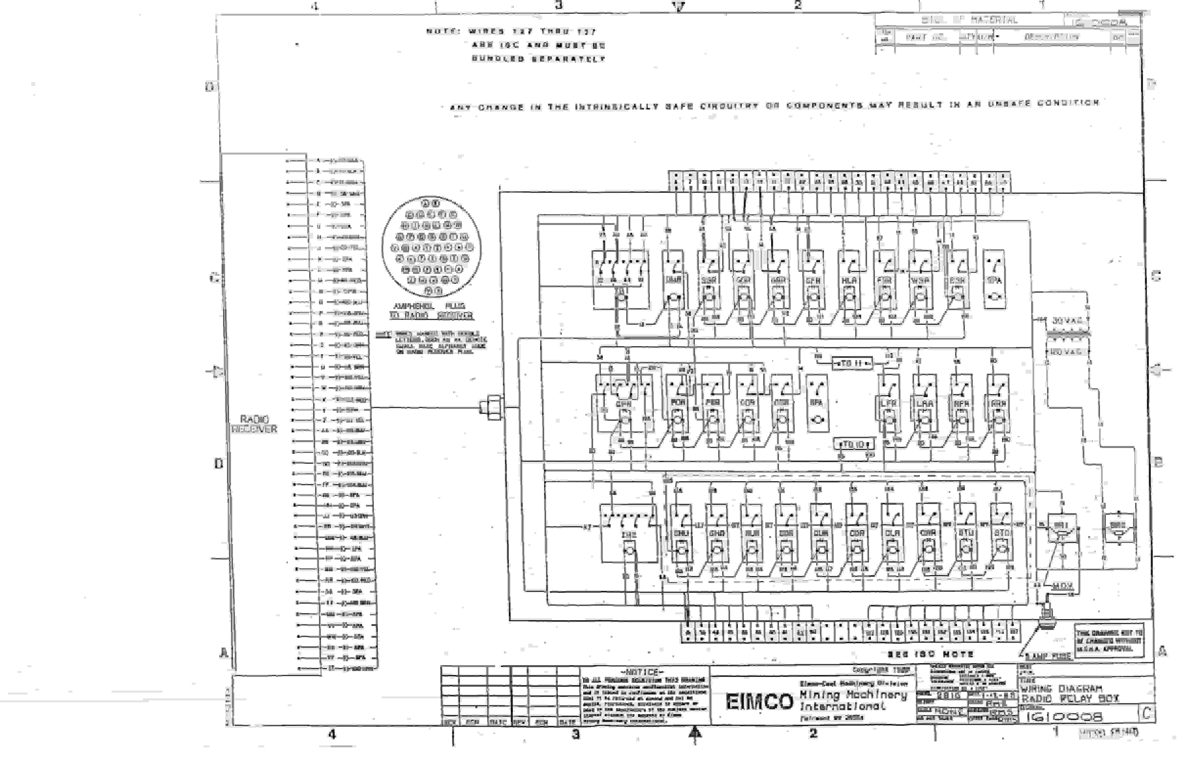 Bucyrus 2810-1 Miner Parts Catalog BI000371-5