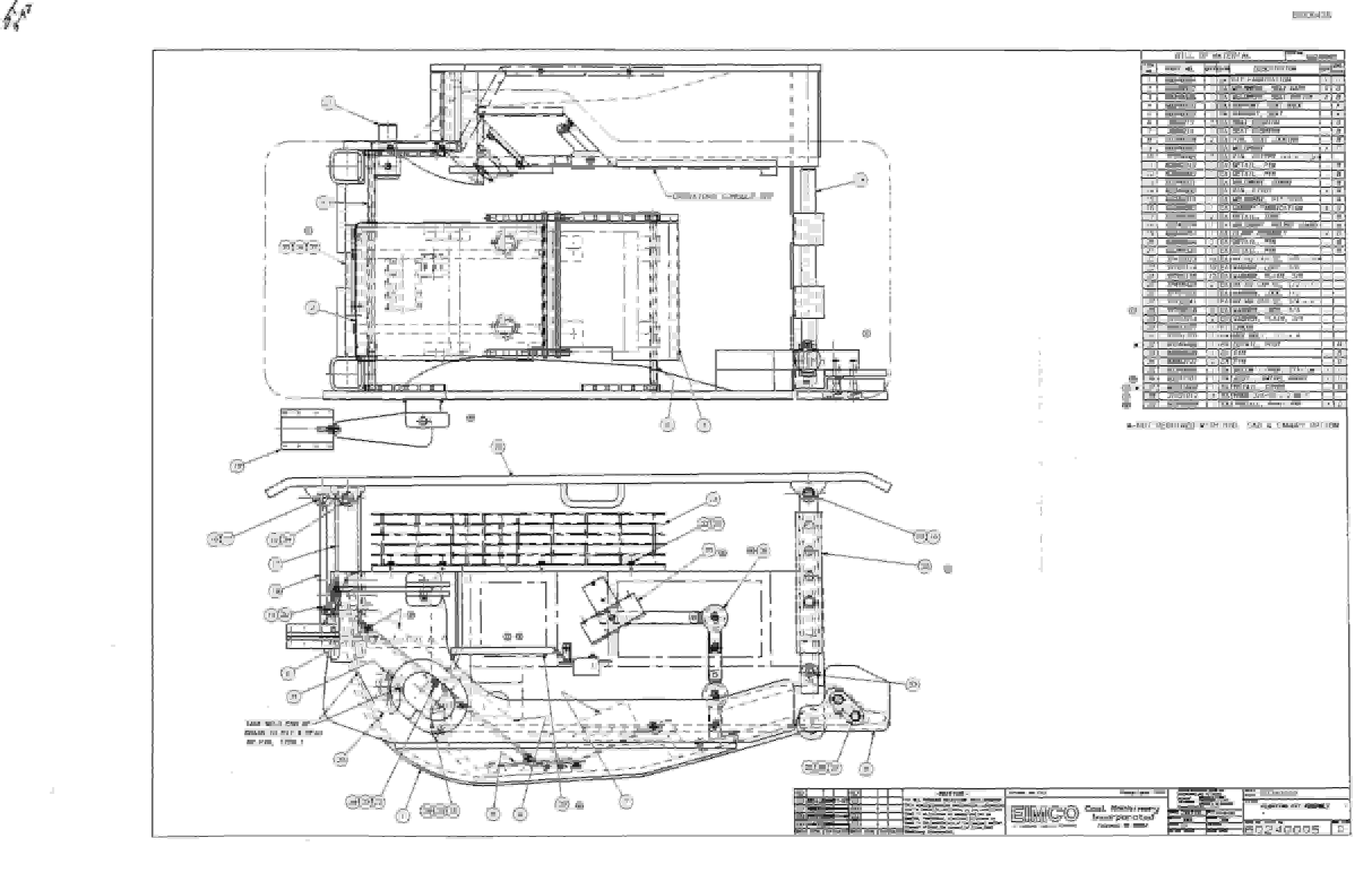 Bucyrus 2810-1 Miner Parts Catalog BI000425-4
