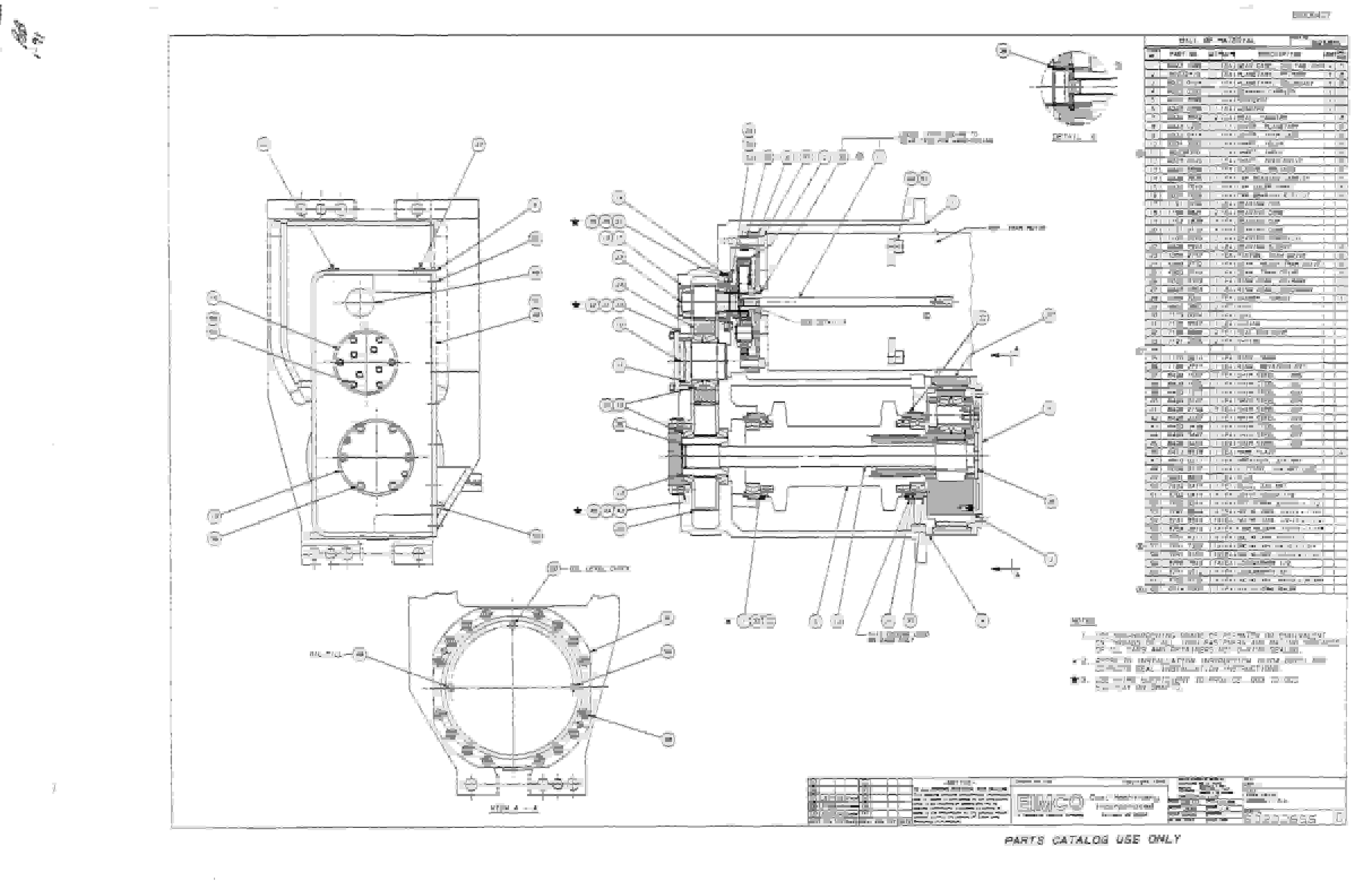Bucyrus 2810-1 Miner Parts Catalog BI000427-3