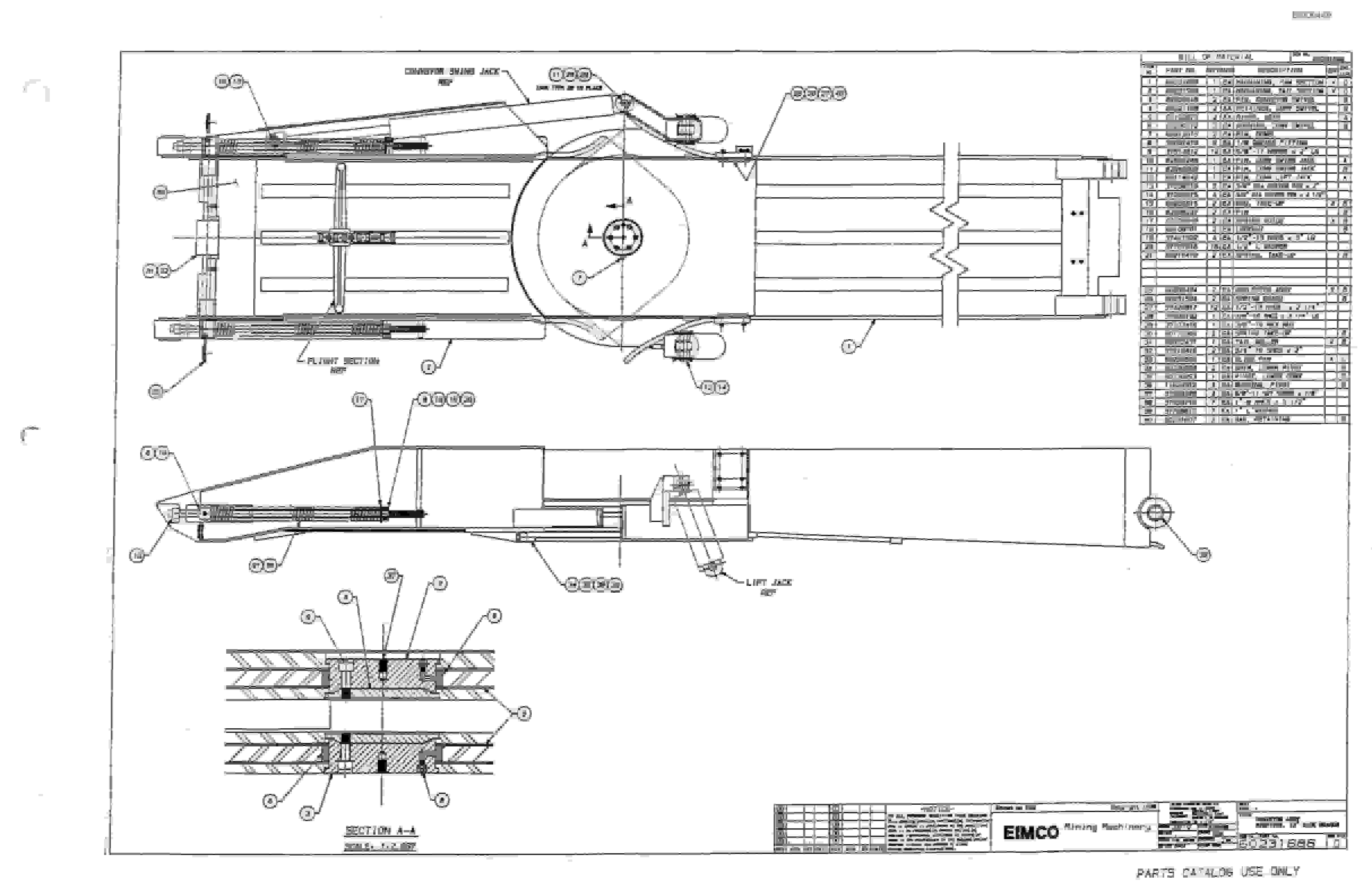 Bucyrus 2810-1 Miner Parts Catalog BI000449-5