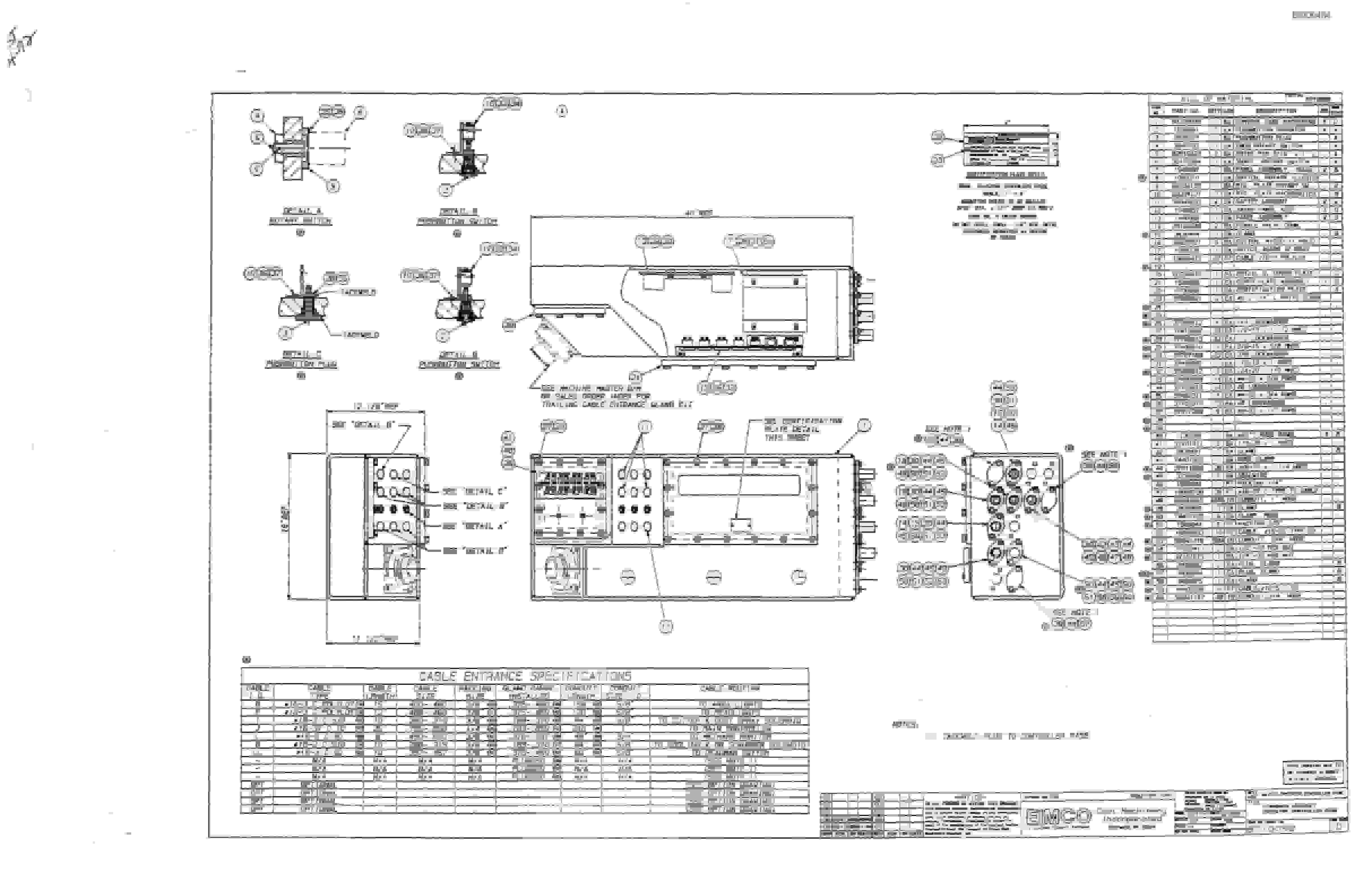 Bucyrus 2810-1 Miner Parts Catalog BI000454-4