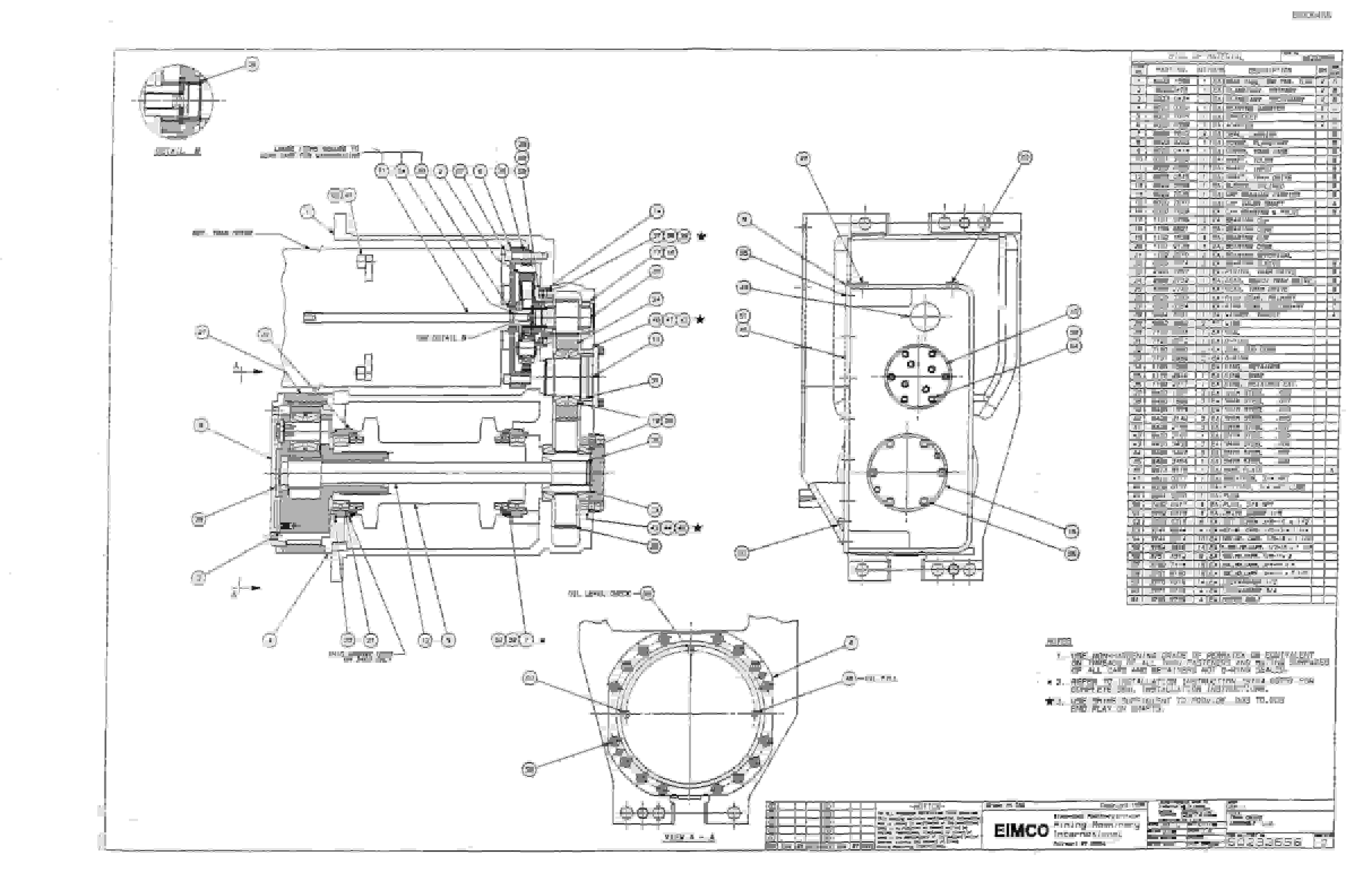 Bucyrus 2810-1 Miner Parts Catalog BI000455-3