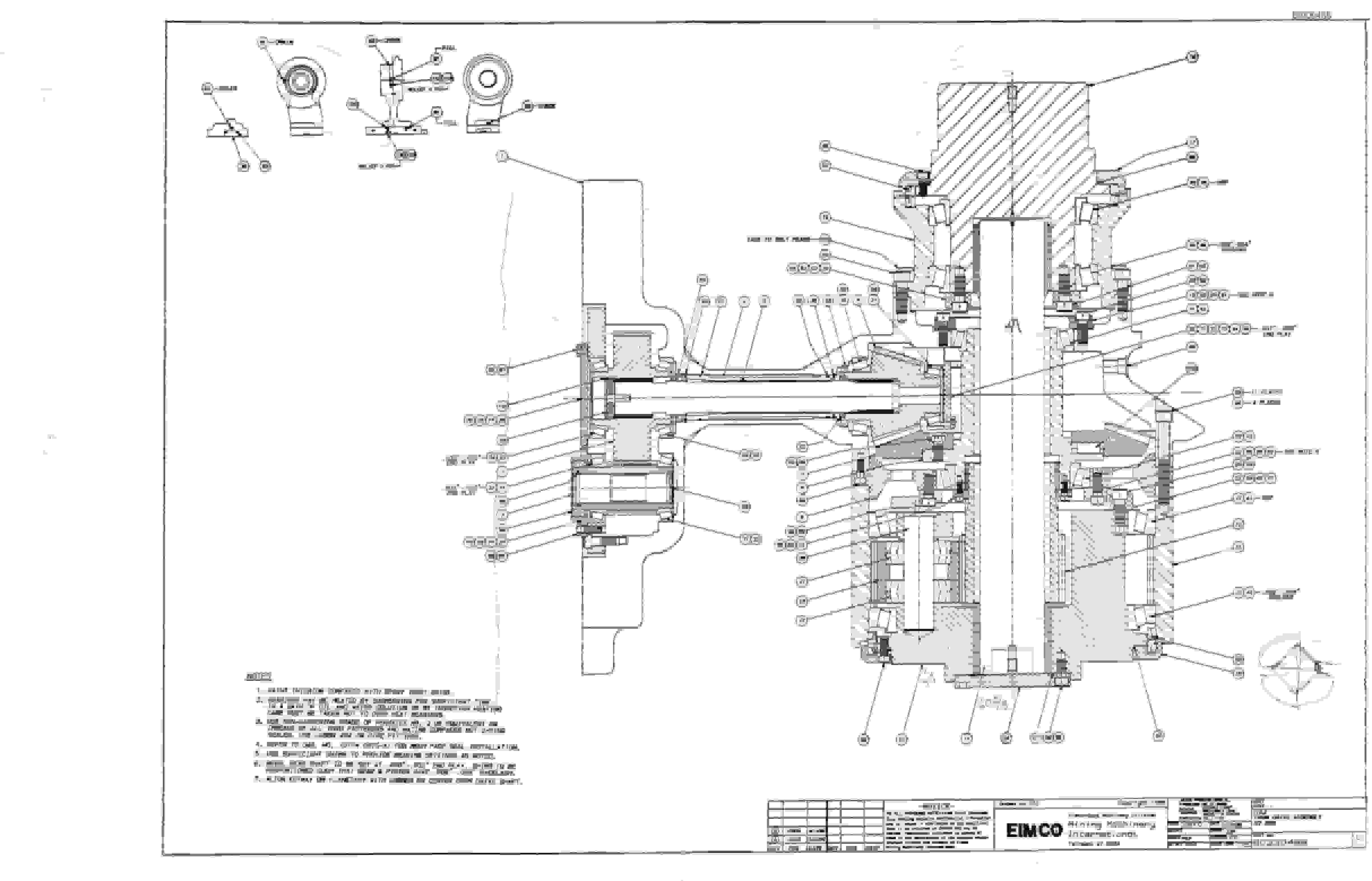 Bucyrus 2810-1 Miner Parts Catalog BI000455-4