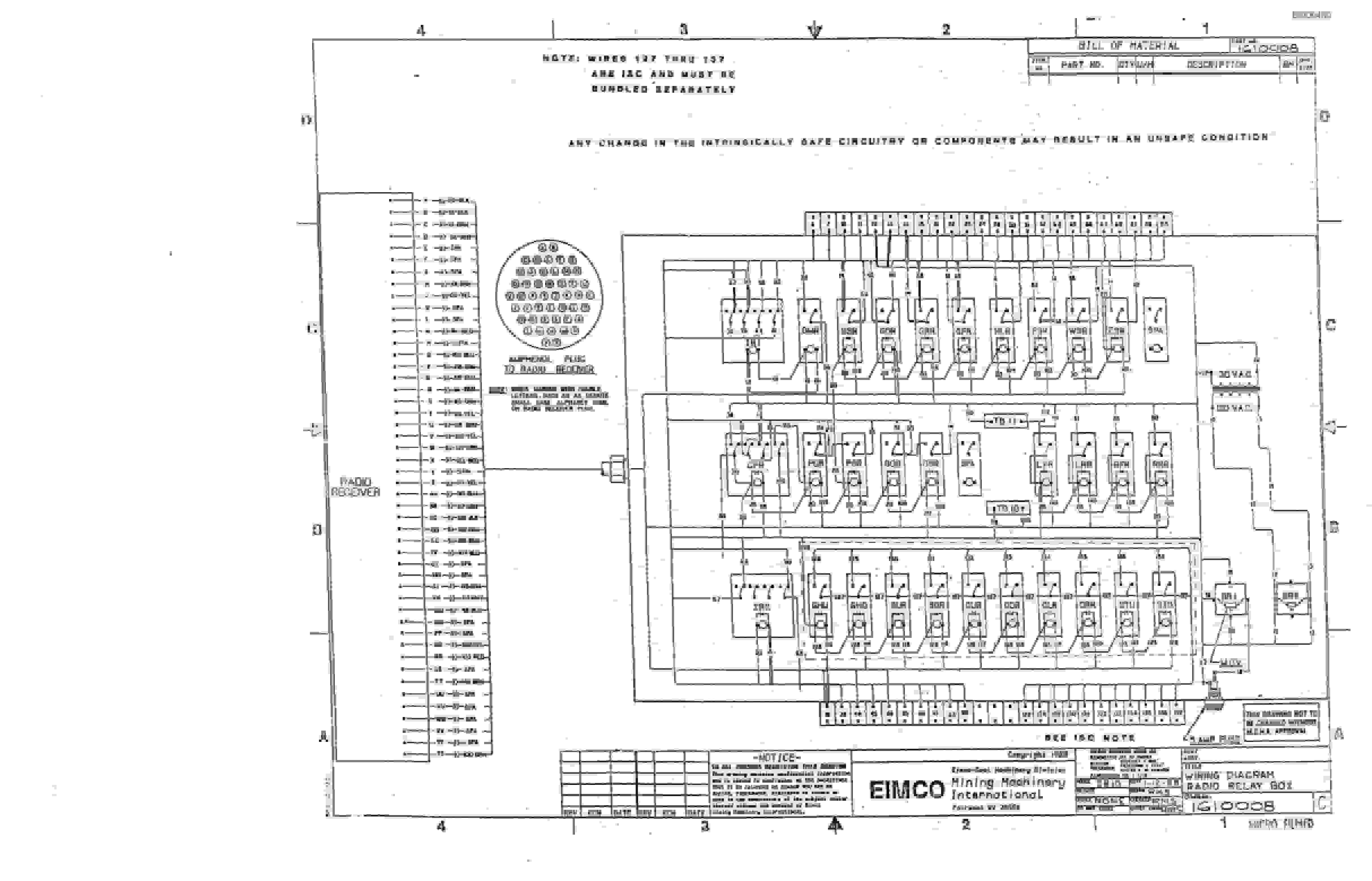 Bucyrus 2810-1 Miner Parts Catalog BI000460-5