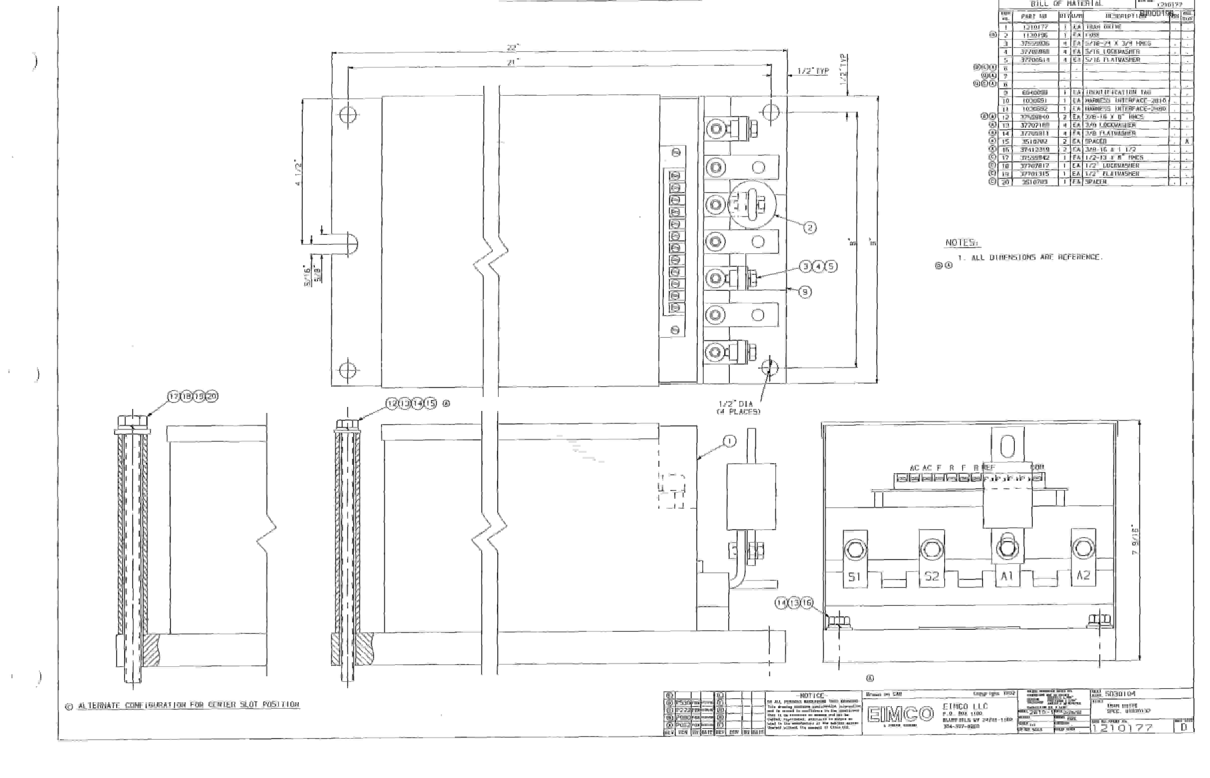 Bucyrus 2810-2 Drum Miner Parts Catalog BI000198-5