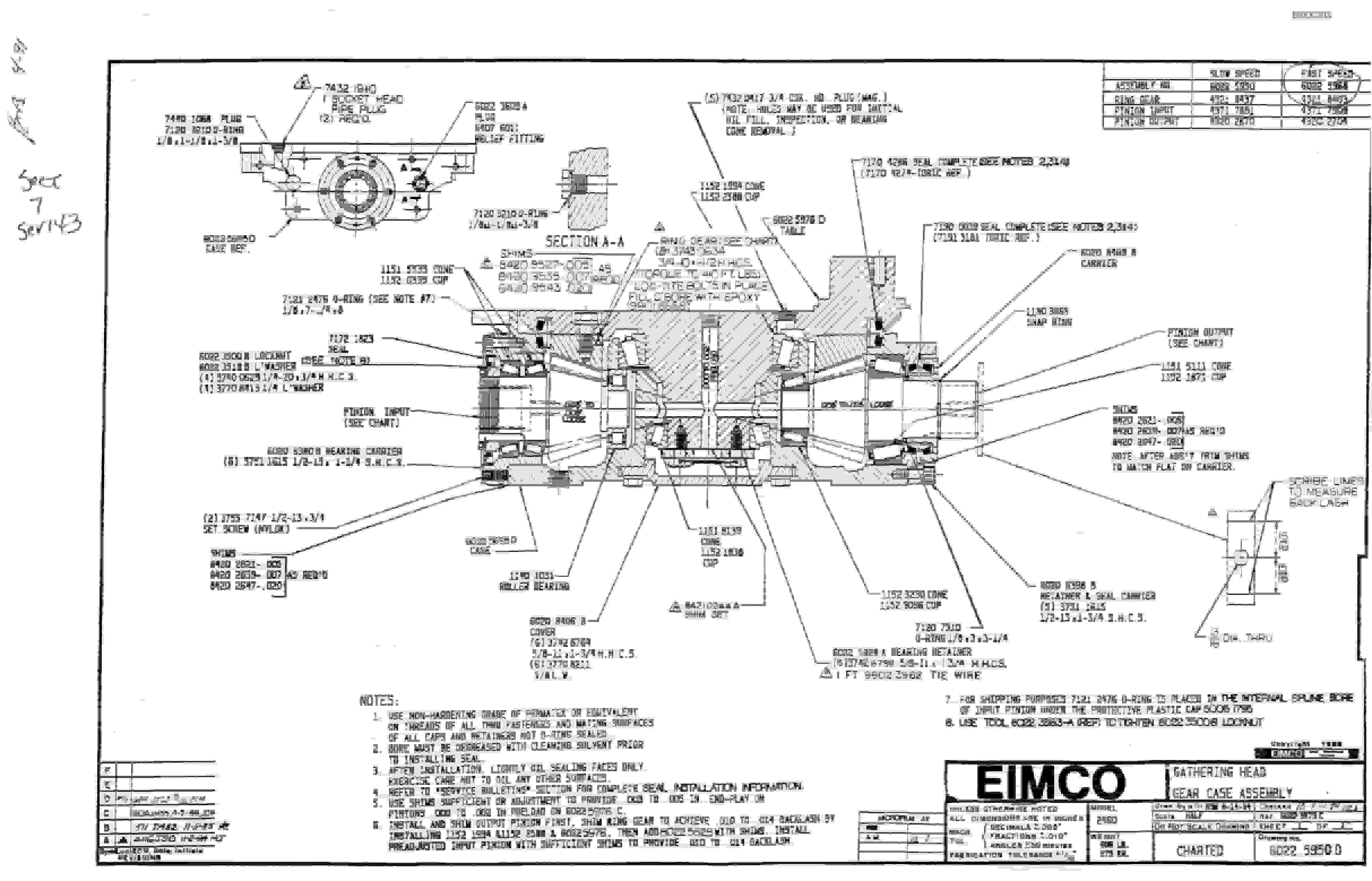 Bucyrus 2810-2 Drum Miner Parts Catalog BI000203-4