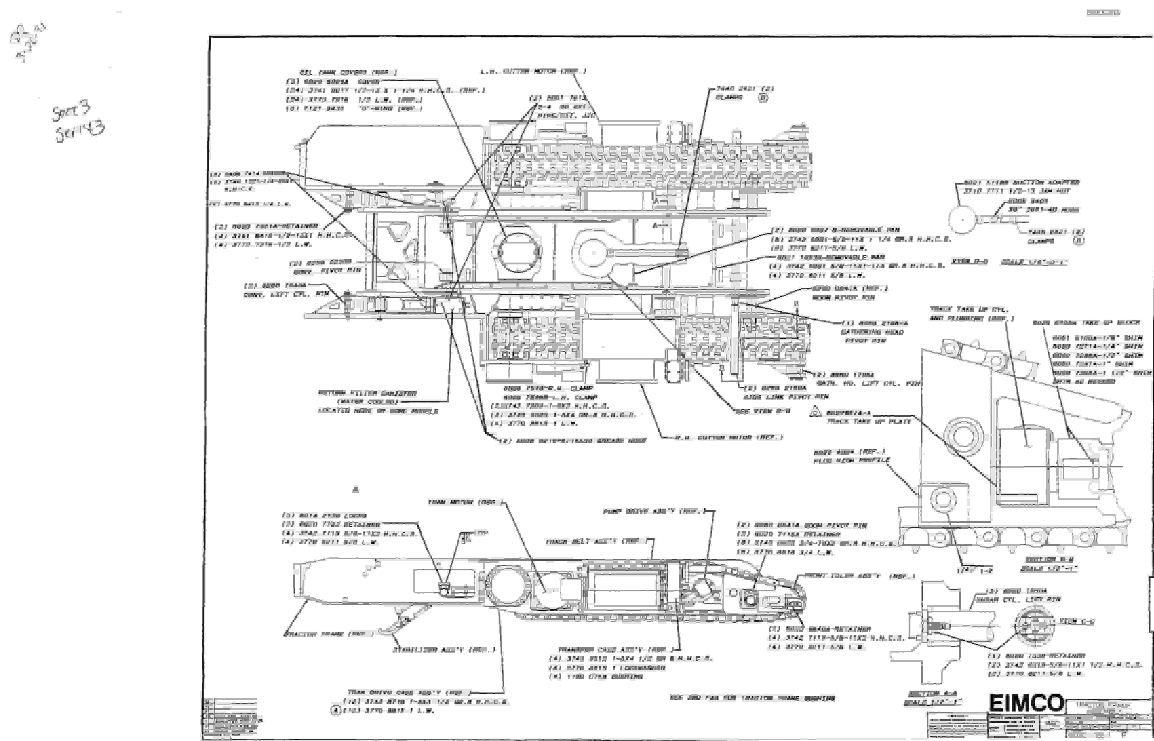 Bucyrus 2810-2 Drum Miner Parts Catalog BI000203-5