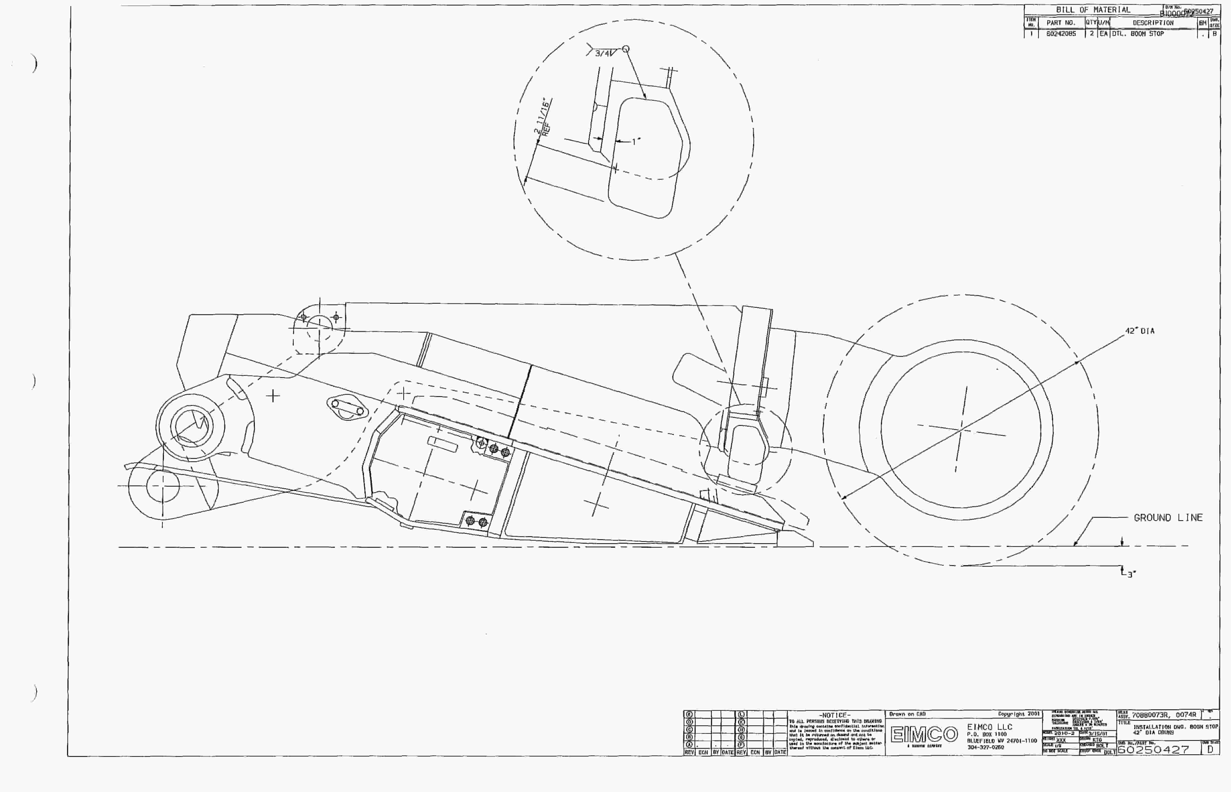 Bucyrus 2810-2 Miner Parts Catalog BI000072-5