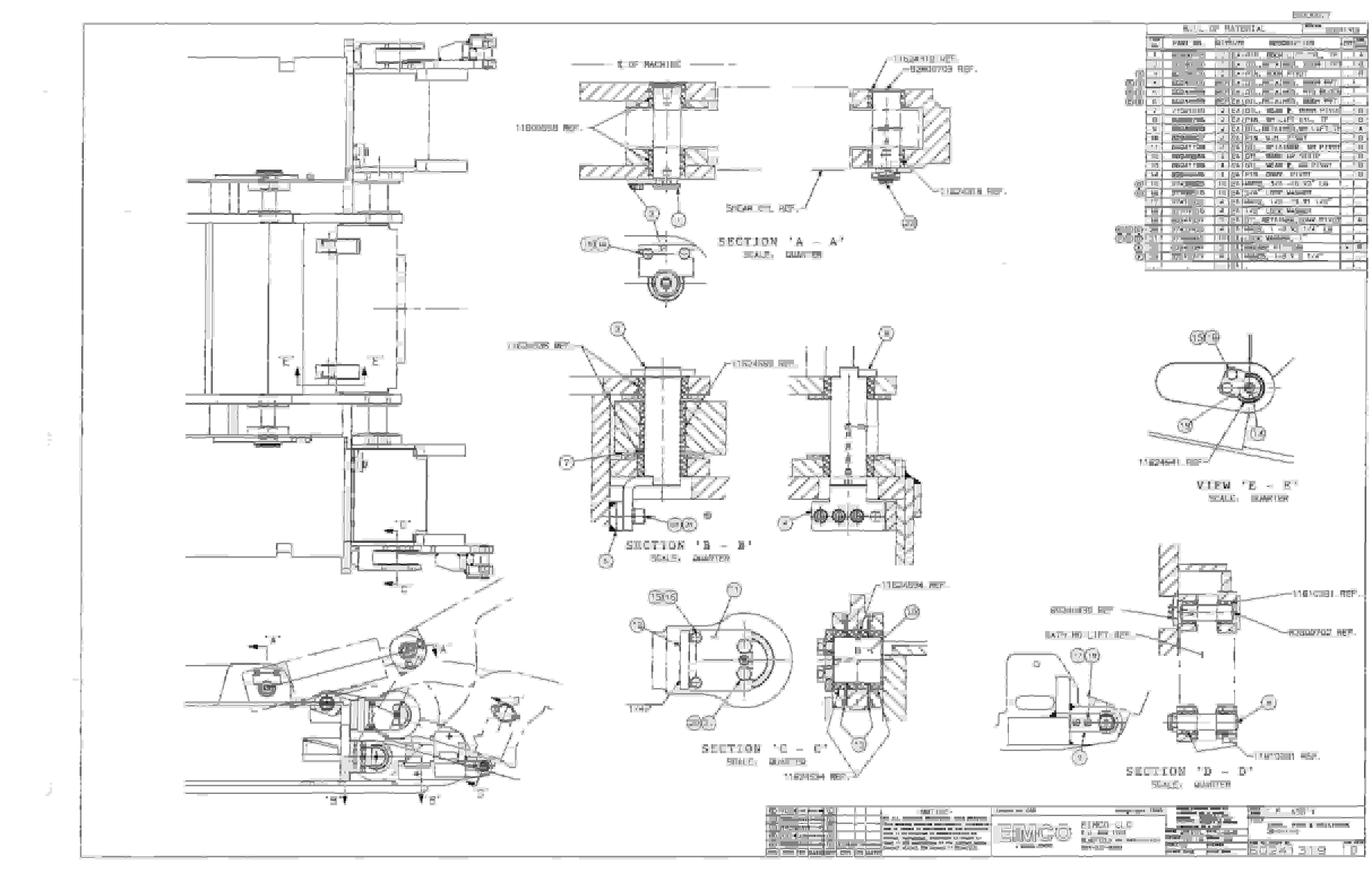 Bucyrus 2810-2 Miner Parts Catalog BI000077-3