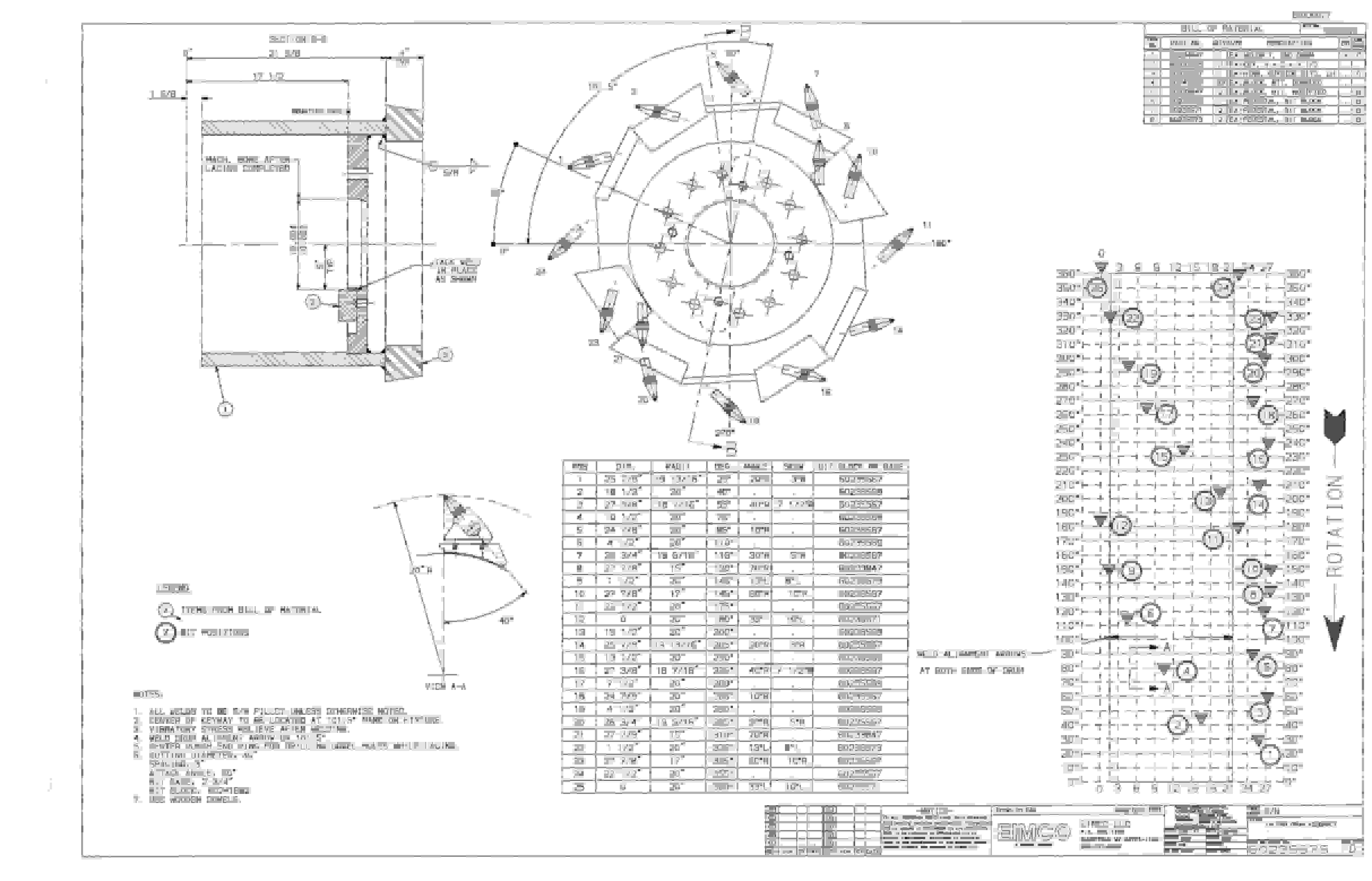 Bucyrus 2810-2 Miner Parts Catalog BI000077-4