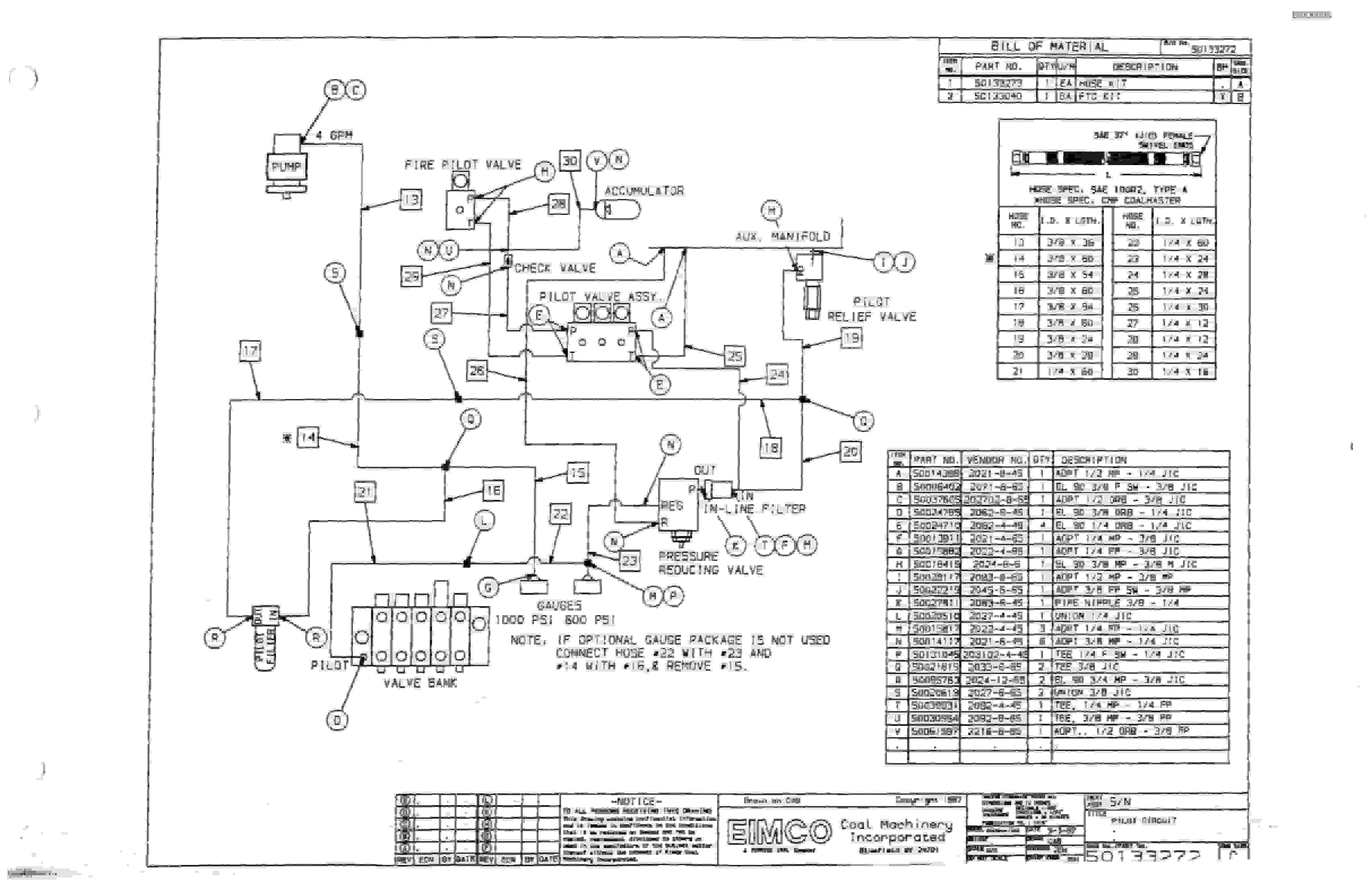Bucyrus 2810-2 Miner Parts Catalog BI000096-2