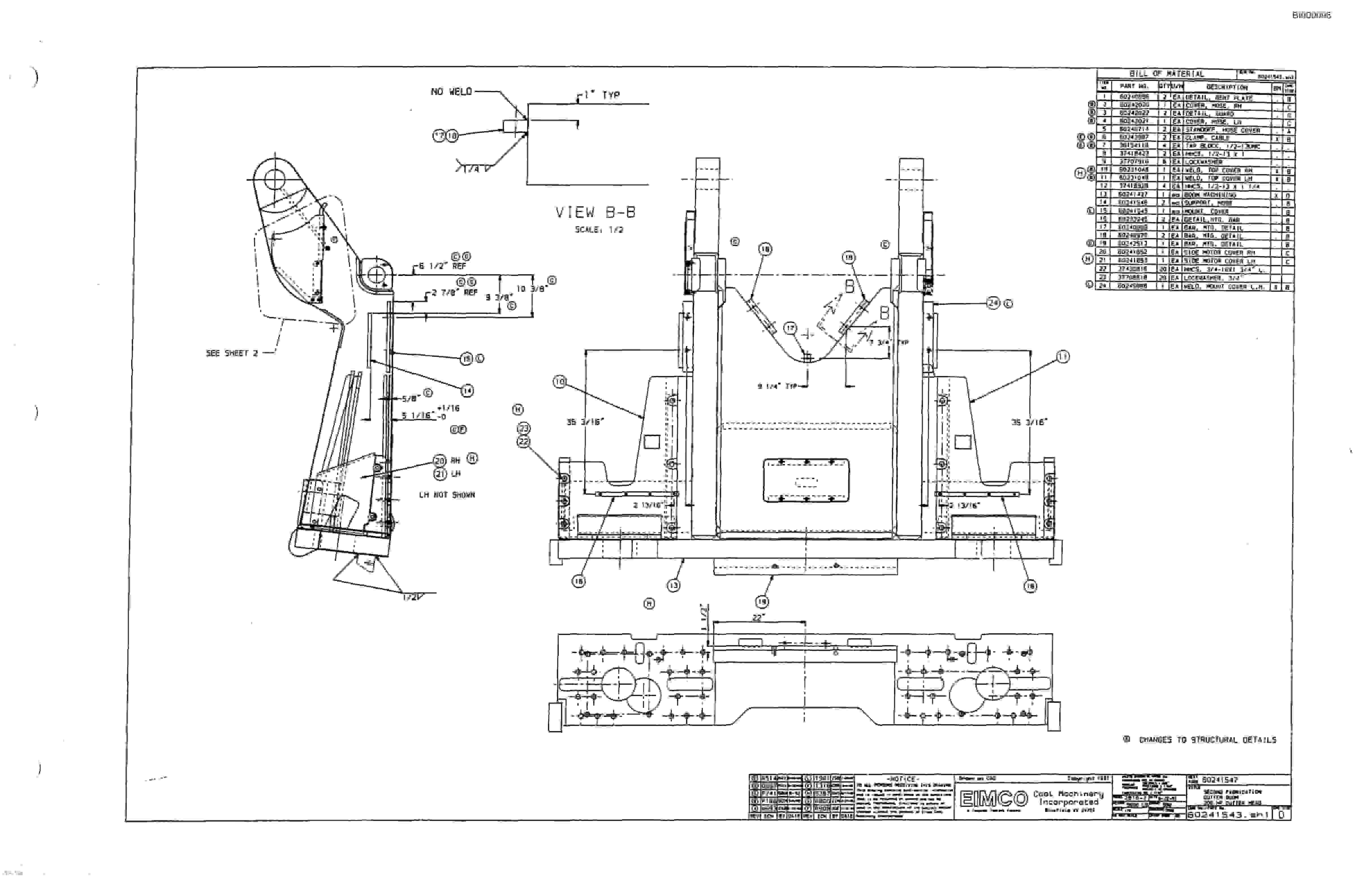 Bucyrus 2810-2 Miner Parts Catalog BI000096-4