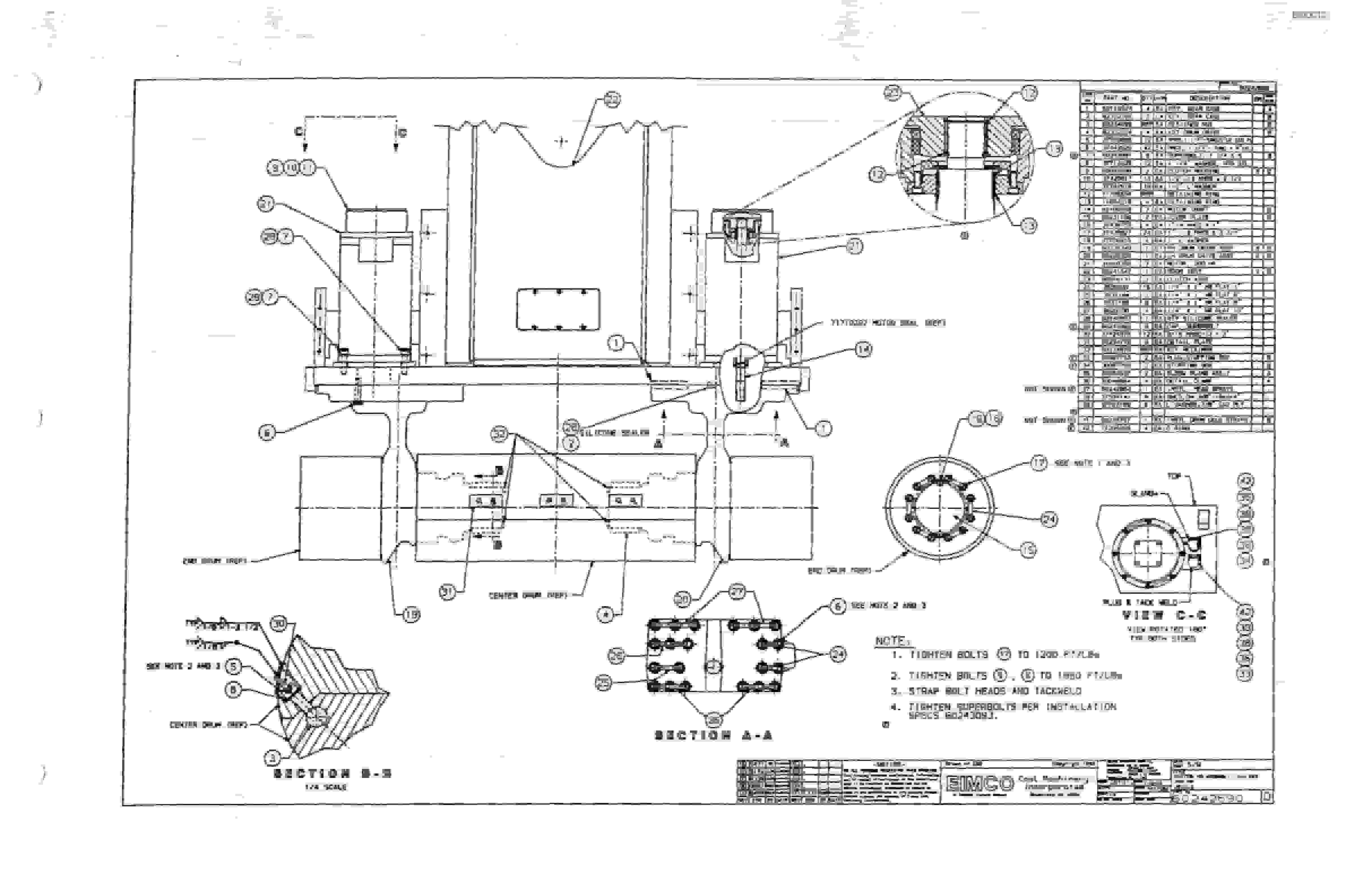 Bucyrus 2810-2 Miner Parts Catalog BI000121-4