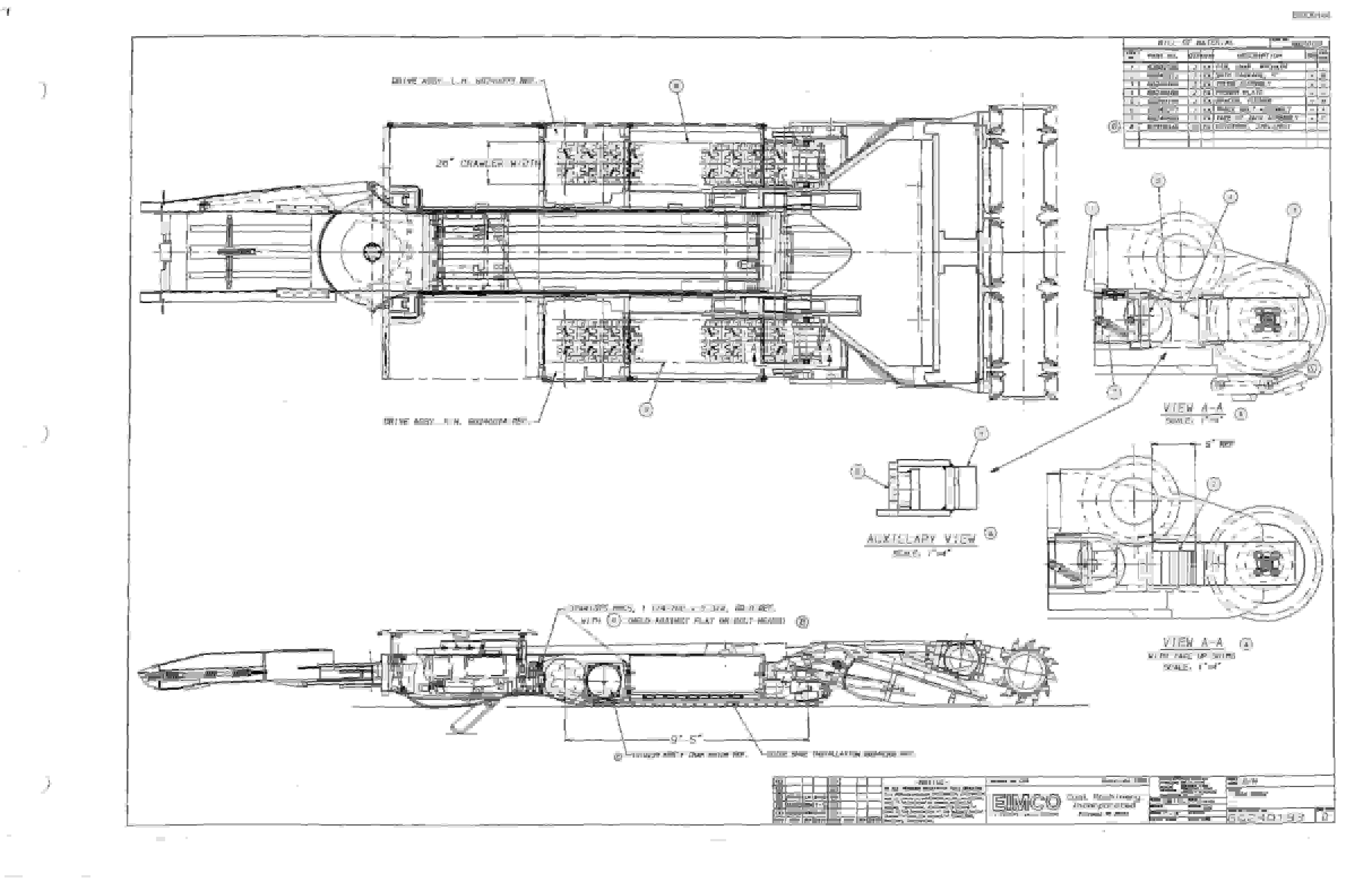 Bucyrus 2810-2 Miner Parts Catalog BI000144-3