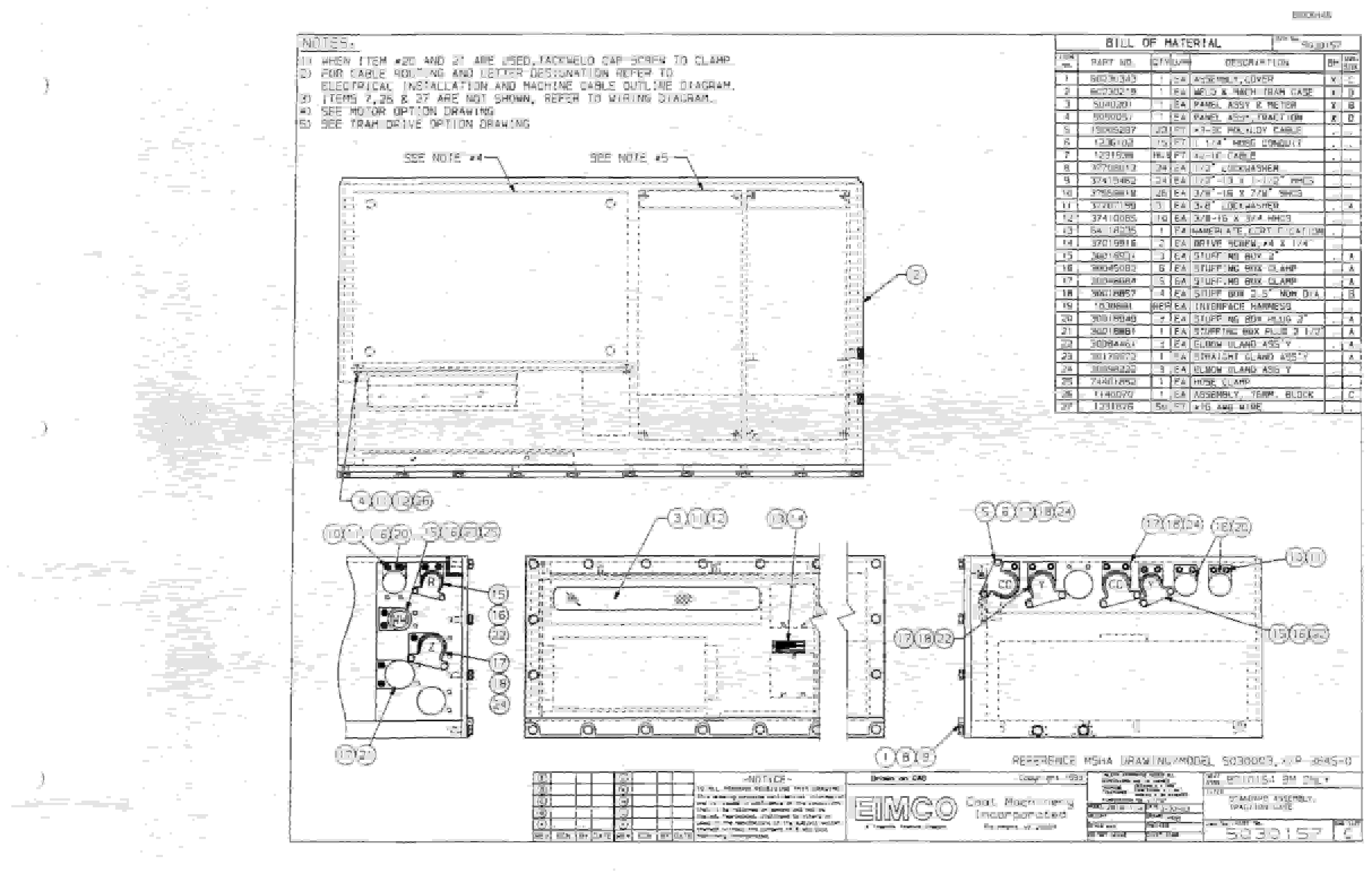 Bucyrus 2810-2 Miner Parts Catalog BI000145-2
