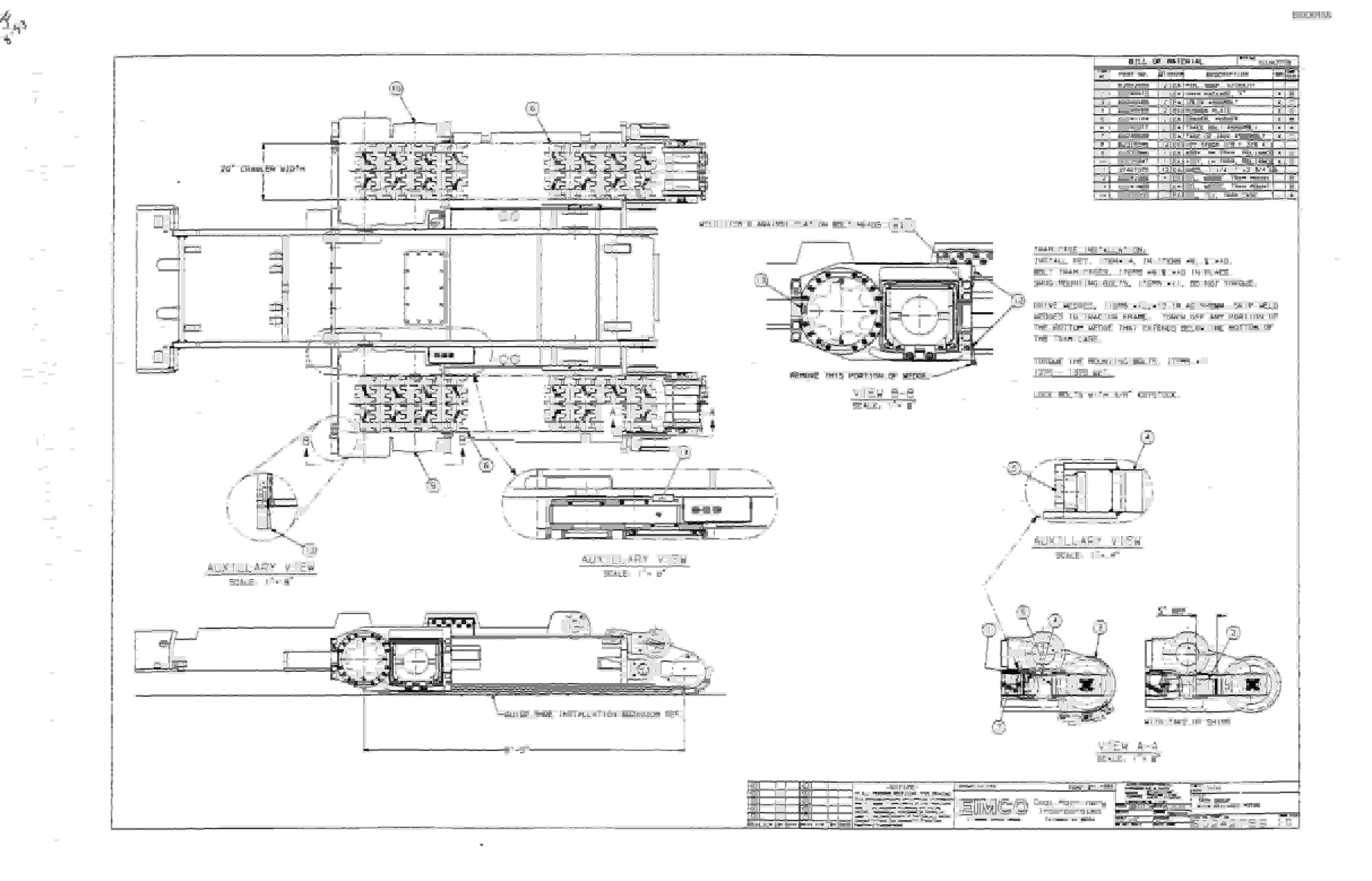 Bucyrus 2810-2 Miner Parts Catalog BI000158-3