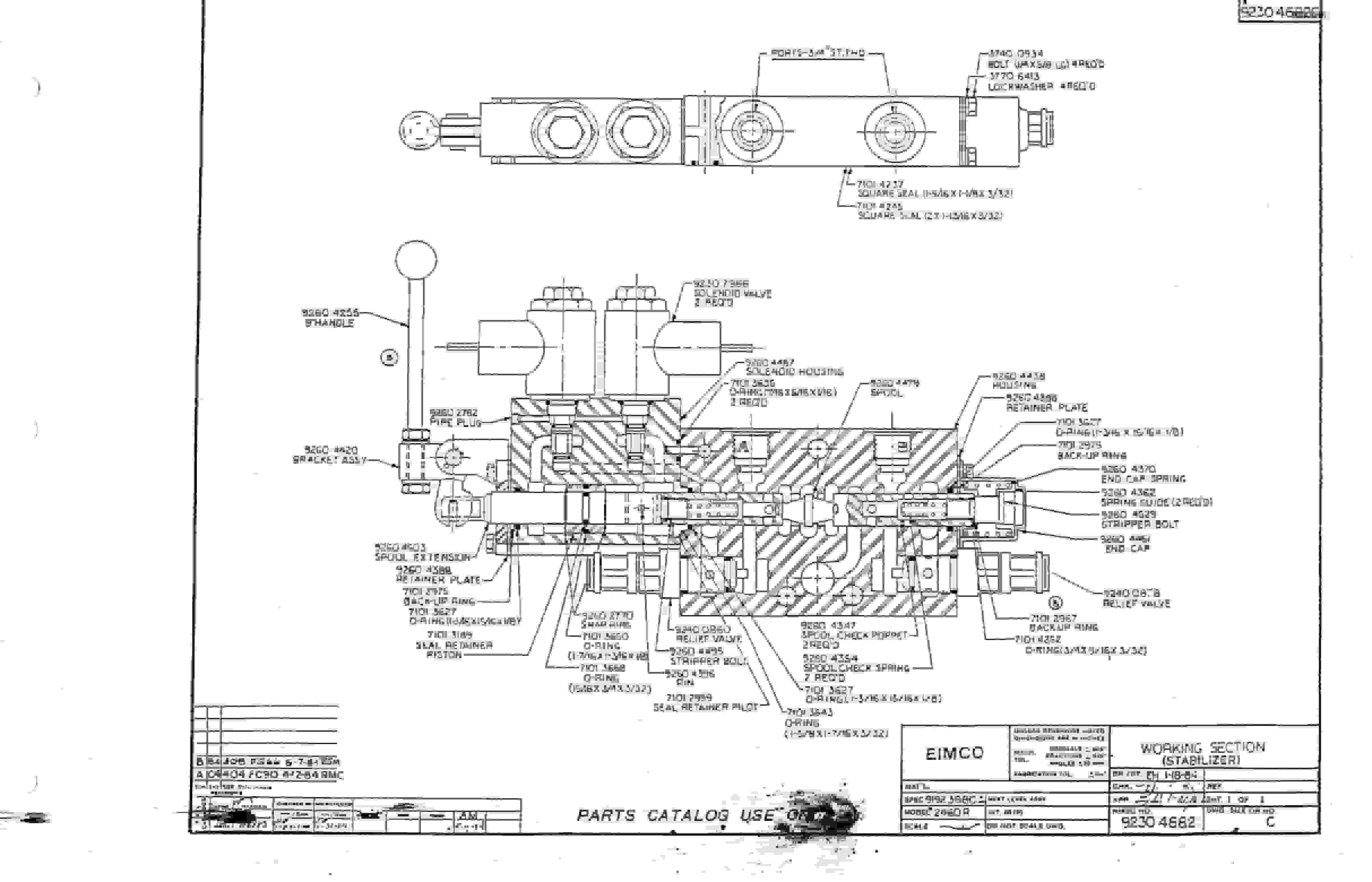 Bucyrus 2810-2 Miner Parts Catalog BI000161-3