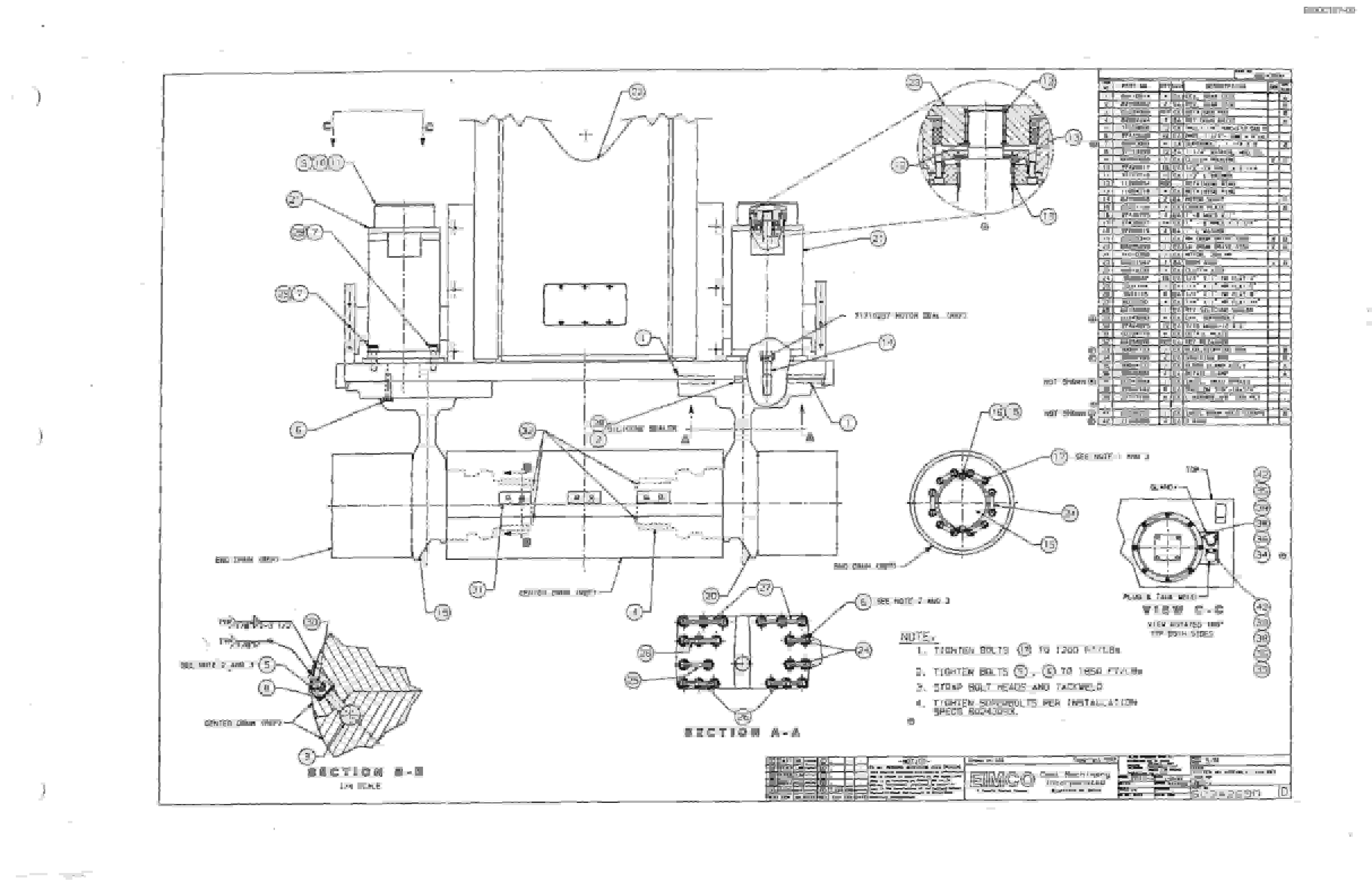 Bucyrus 2810-2 Miner Parts Catalog BI000167-3