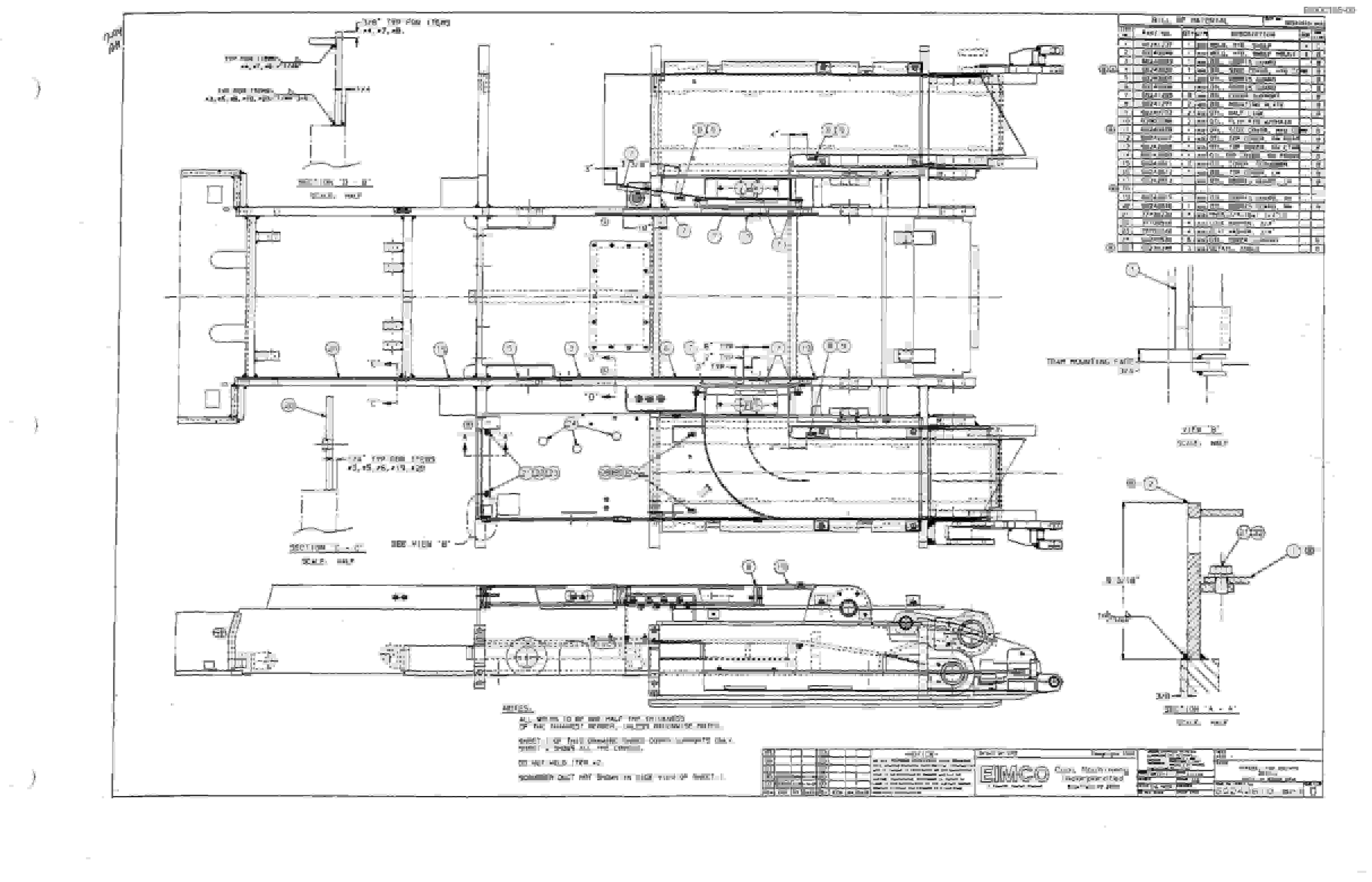 Bucyrus 2810-2 Miner Parts Catalog BI000195-3