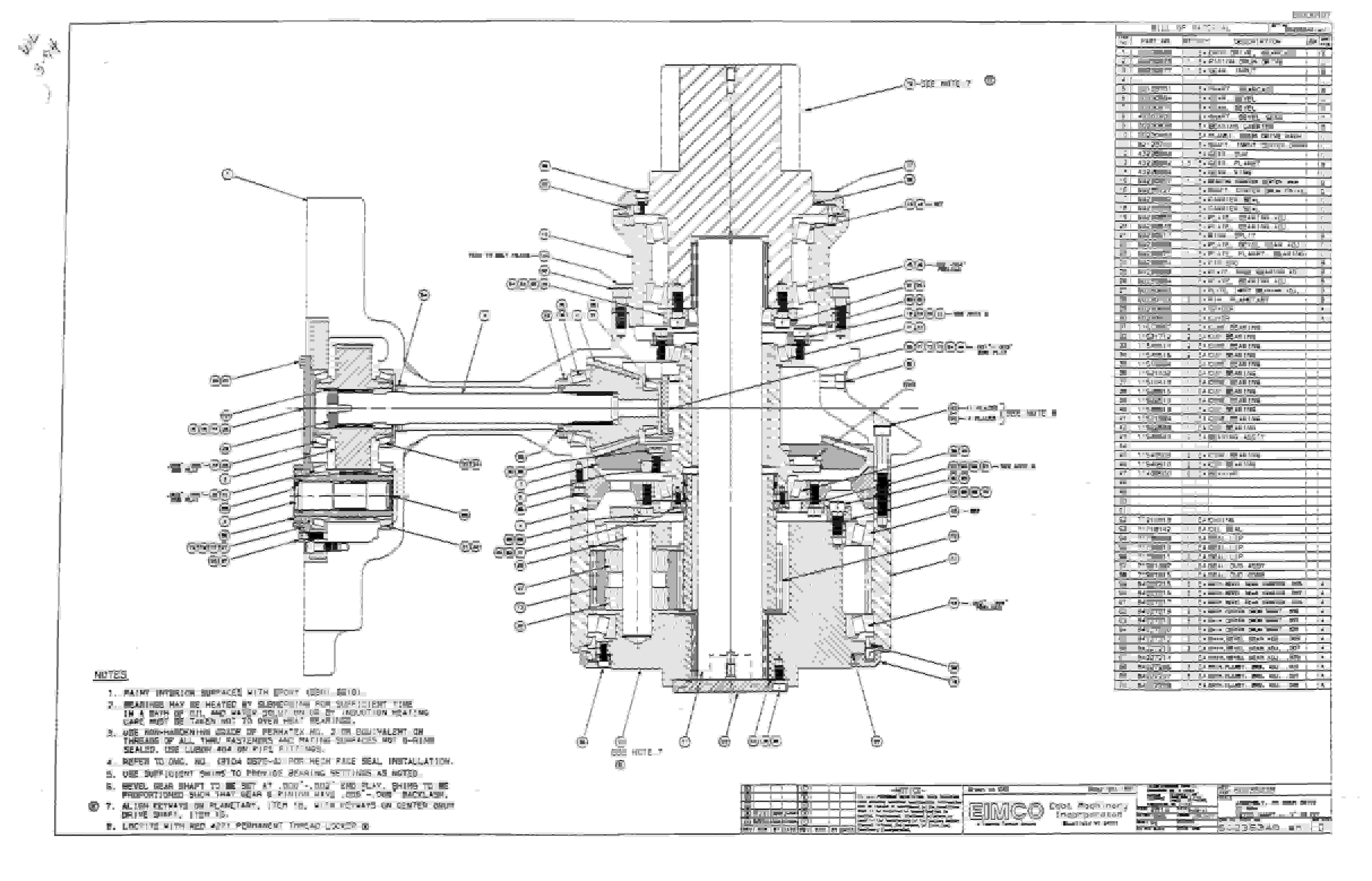 Bucyrus 2810-2 Miner Parts Catalog BI000197-4