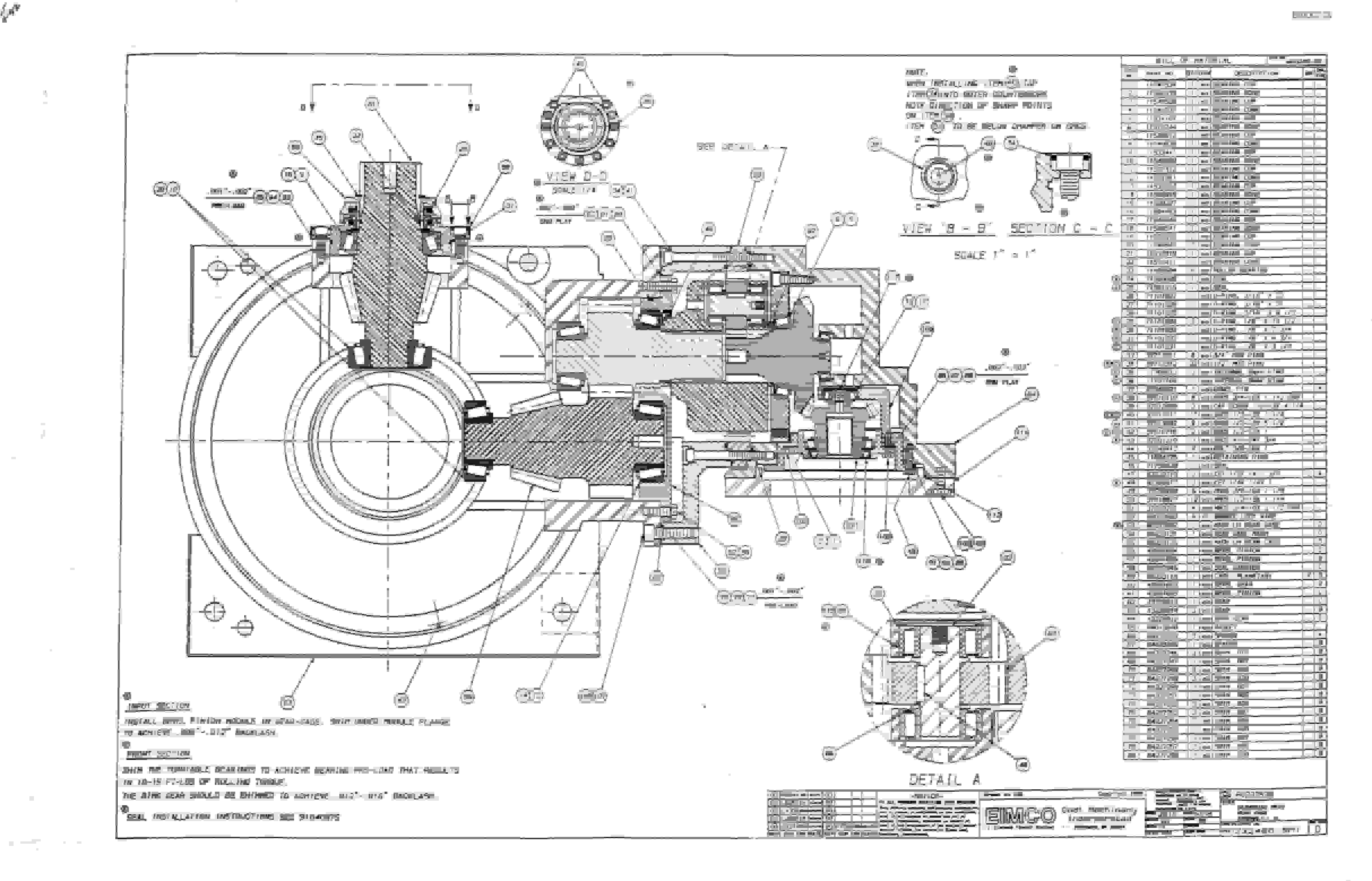 Bucyrus 2810-2 Miner Parts Catalog BI000213-5